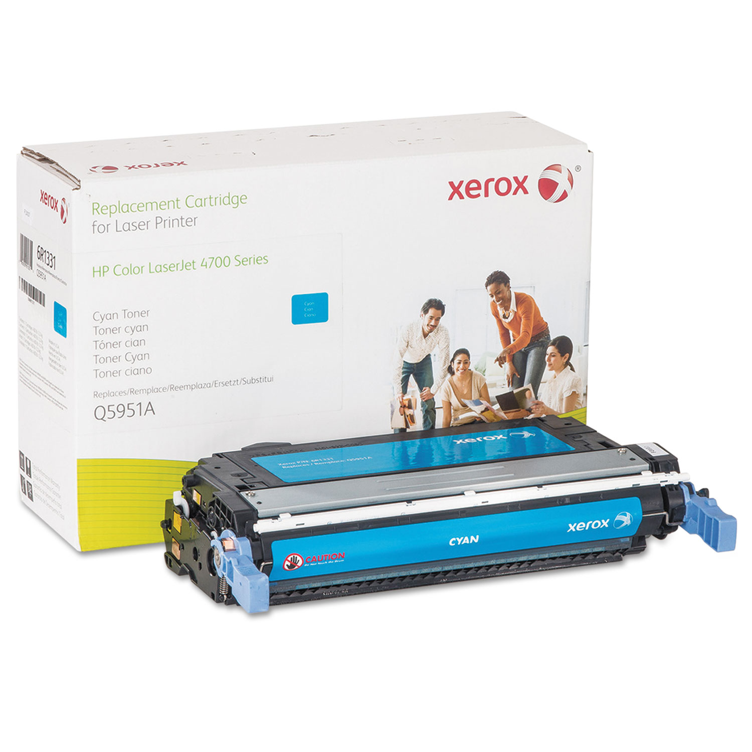 Xerox 006R01331 006R01331 Replacement Toner for Q5951A (643A), Cyan (XER006R01331) 