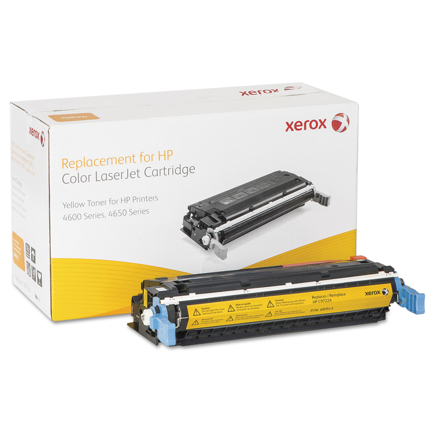  Xerox 006R00943 006R00943 Replacement Toner for C9722A (641A), Yellow (XER006R00943) 