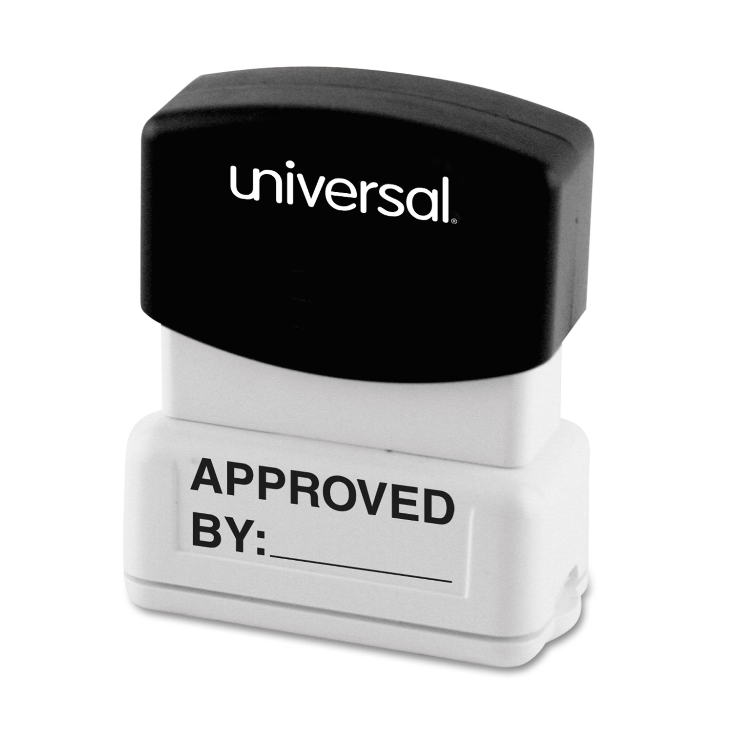  Universal UNV10026GN Recycled Custom Micropore Stamp, Preinked, 3/4 x 1 3/4 (UNV10026GN) 