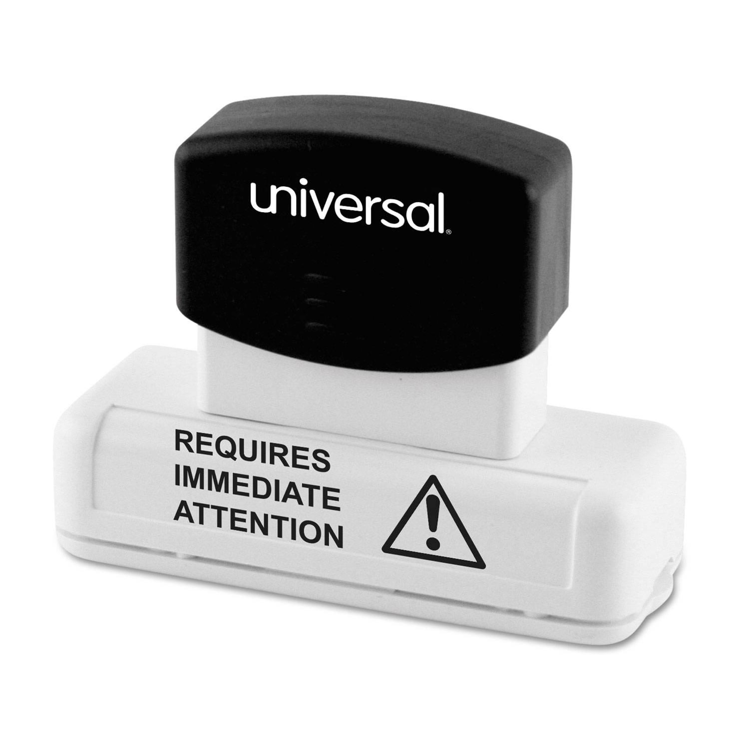  Universal UNV10031GN Recycled Custom Micropore Stamp, Preinked, 3 x 1 (UNV10031GN) 