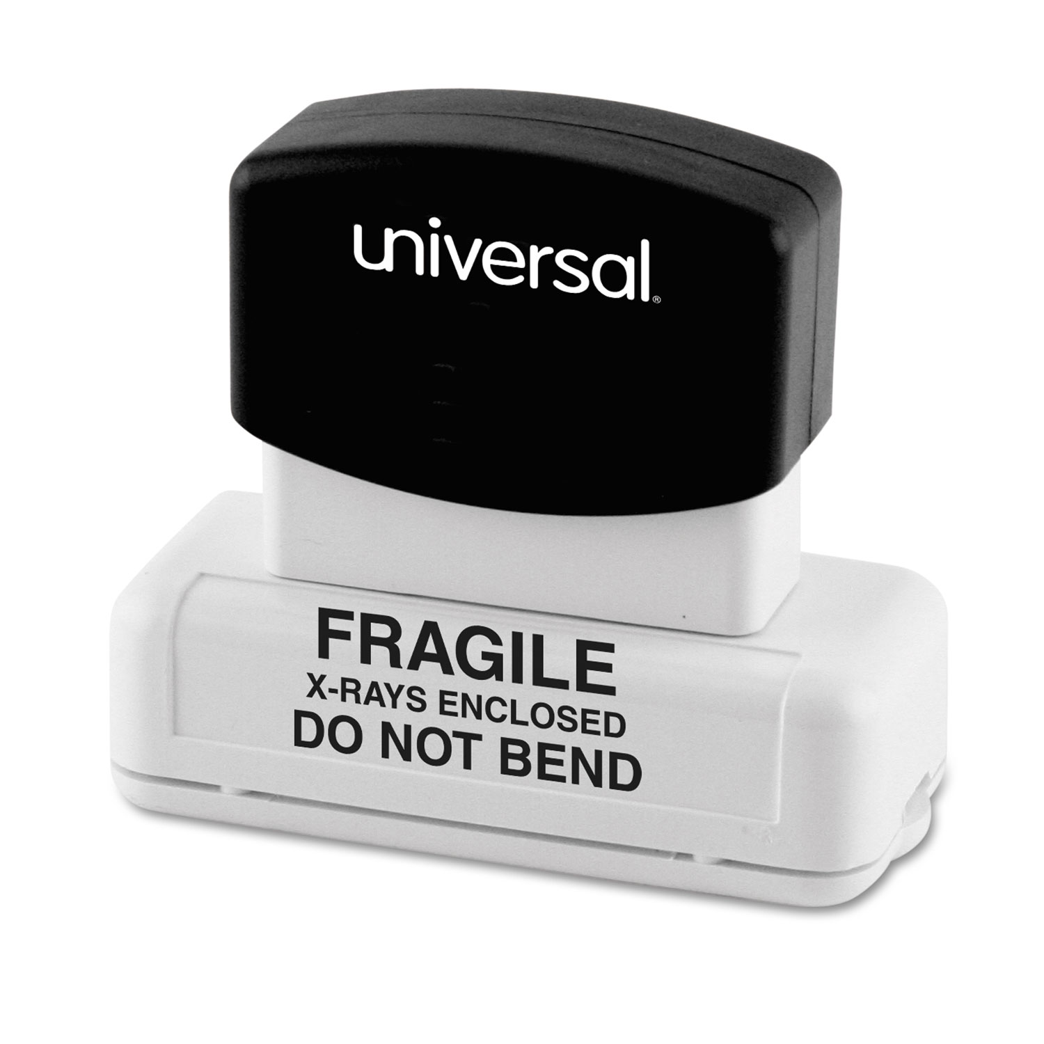  Universal UNV10030GN Recycled Custom Micropore Stamp, Preinked, 1 x 2 1/2 (UNV10030GN) 