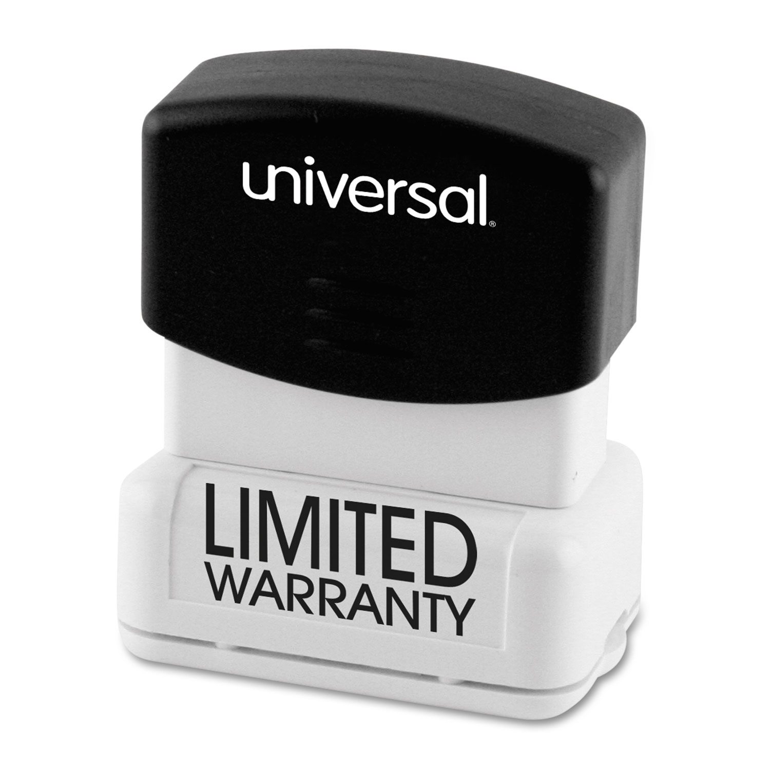 Universal UNV10029GN Recycled Custom Micropore Stamp, Preinked, 1 x 1 3/4 (UNV10029GN) 