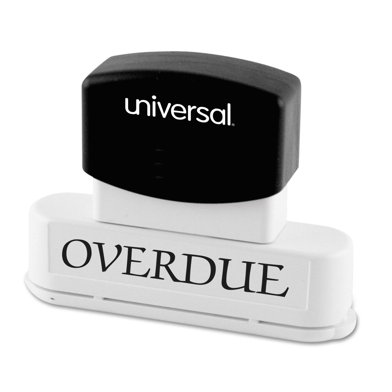 Universal UNV10025GN Recycled Custom Micropore Stamp, Preinked, 2 5/8 x 1/2 (UNV10025GN) 