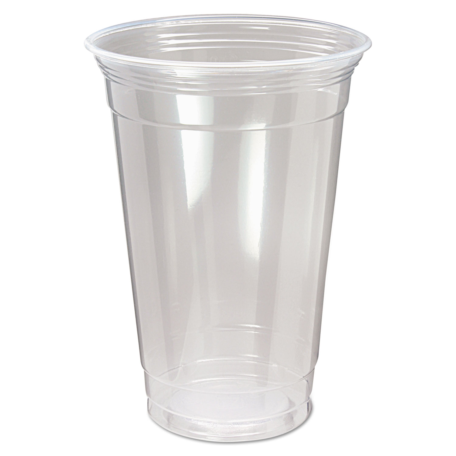 Nexclear Polypropylene Drink Cups, 20 oz, Plastic, Clear, 50/Bag, 20 Bags/Carton