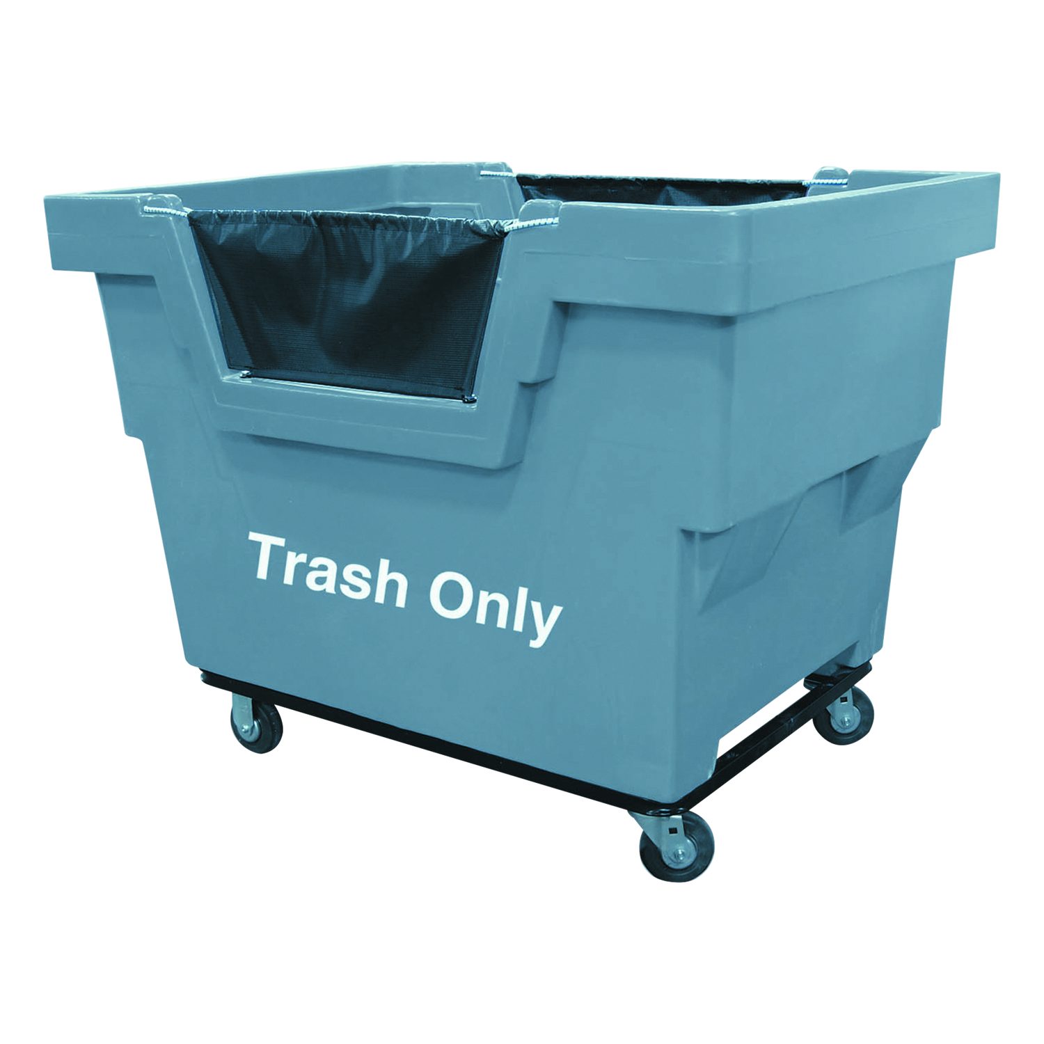 General Waste Collection Truck, Polyethylene/Steel/Vinyl, Gray - TonerQuest