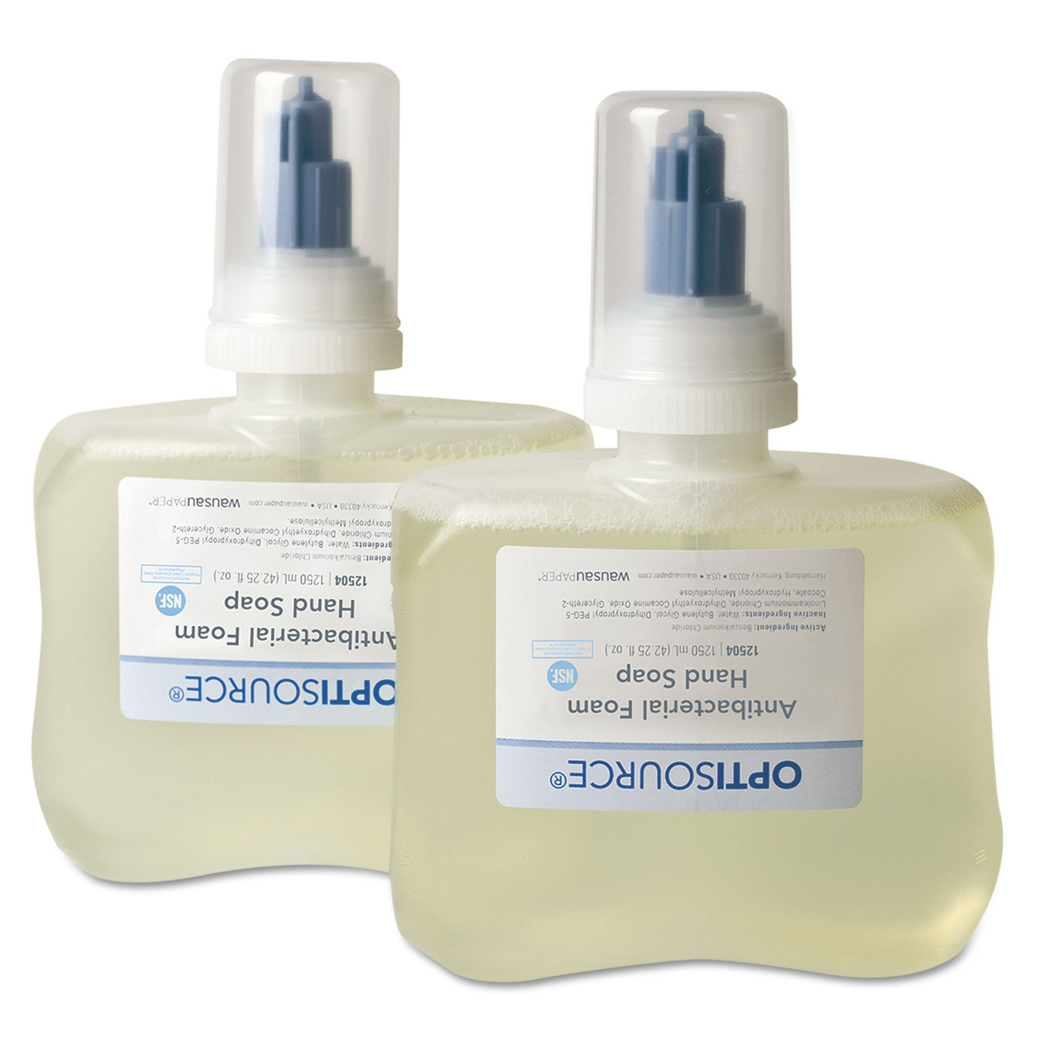  Wausau Paper WP12504 OptiSource Antibacterial Hand Soap, 1250 mL Cartridge (TRK12504) 