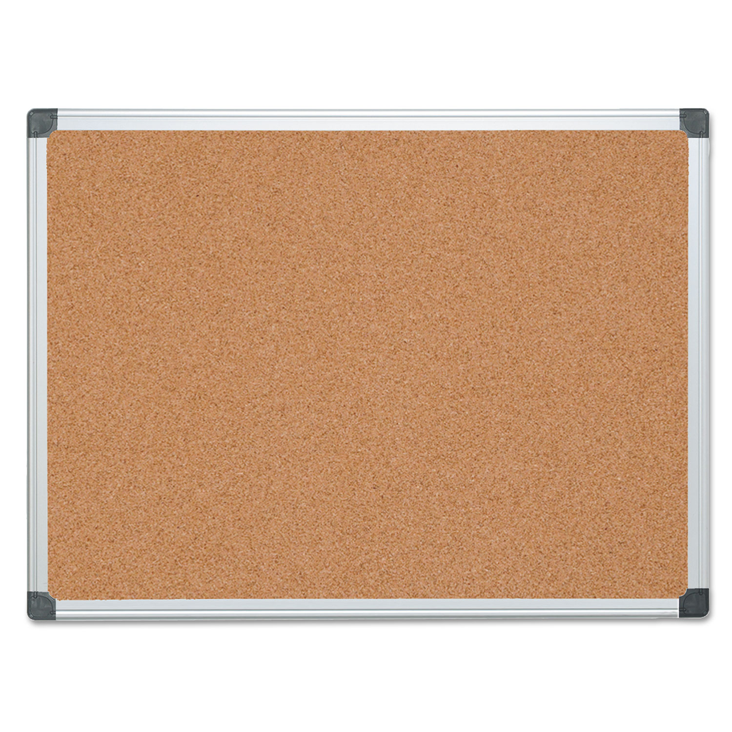  MasterVision CA051170 Value Cork Bulletin Board with Aluminum Frame, 36 x 48, Natural (BVCCA051170) 