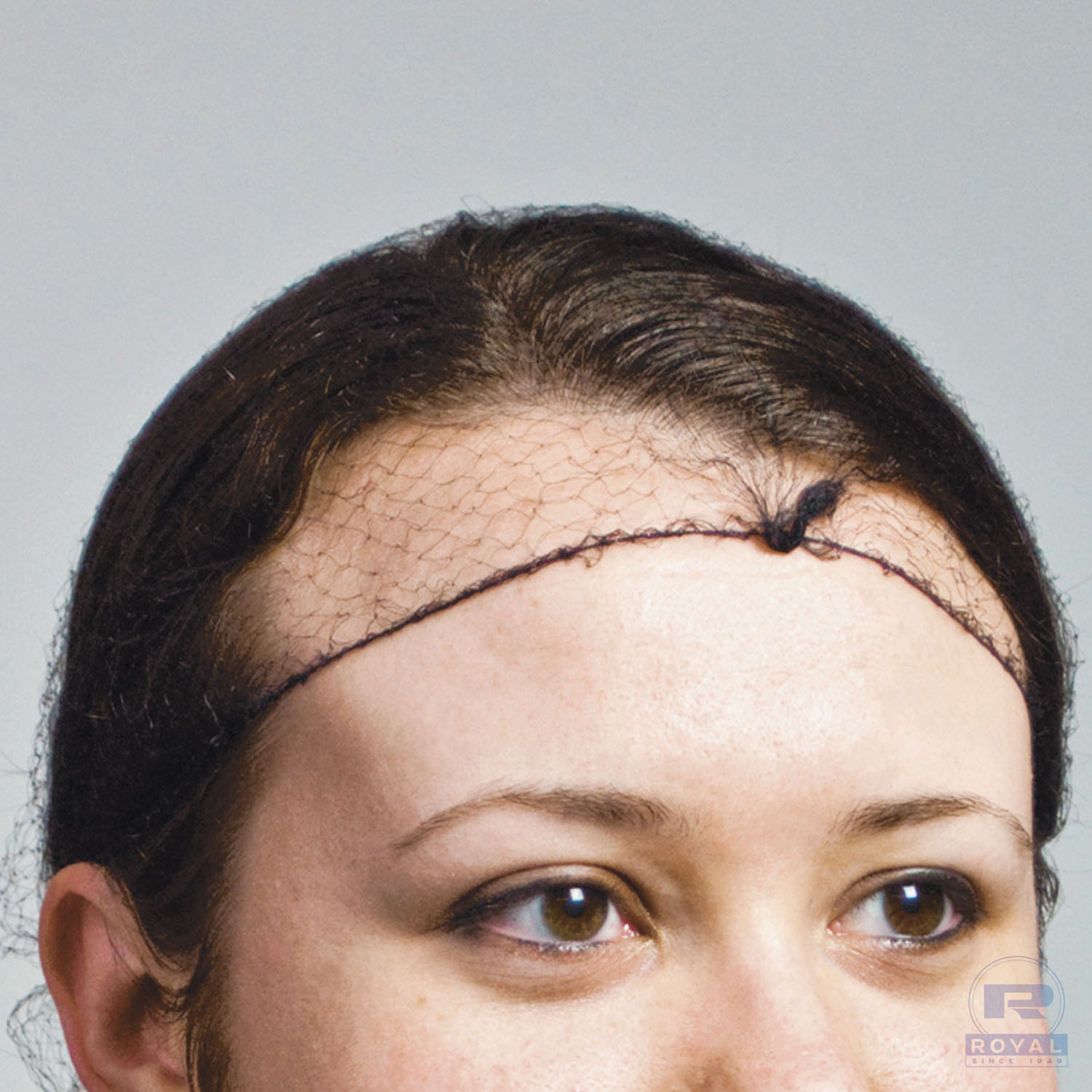 Latex-Free Hairnets, Nylon, Dark Brown, One Size Fits All, 2880/Carton