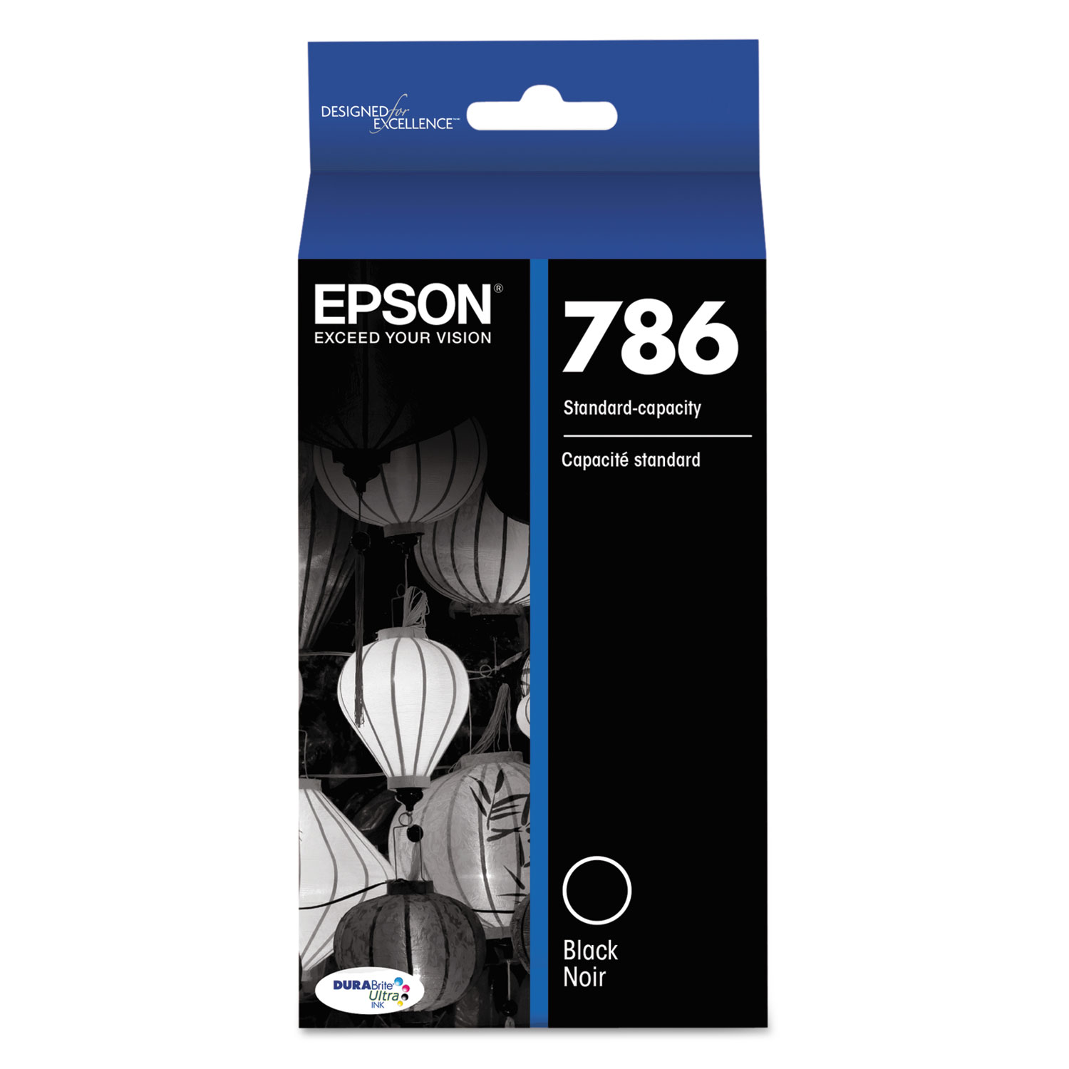  Epson T786120D2 T786120D2 (786) DURABrite Ultra Ink, Black (EPST786120D2) 