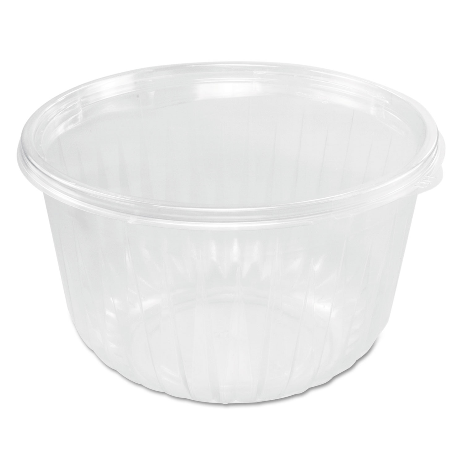 PresentaBowls Clear Bowls, Plastic, 64 oz, 63/Bag, 252/Carton