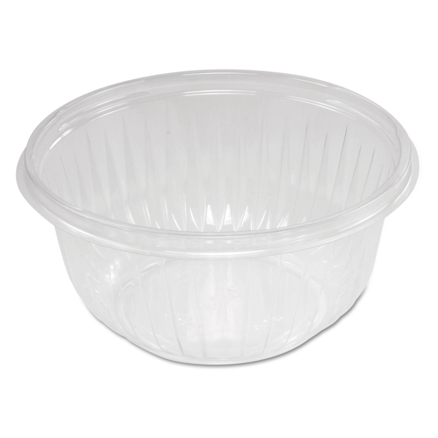 PresentaBowls Clear Bowls, Plastic, 16 oz, 63/Bag, 504/Carton