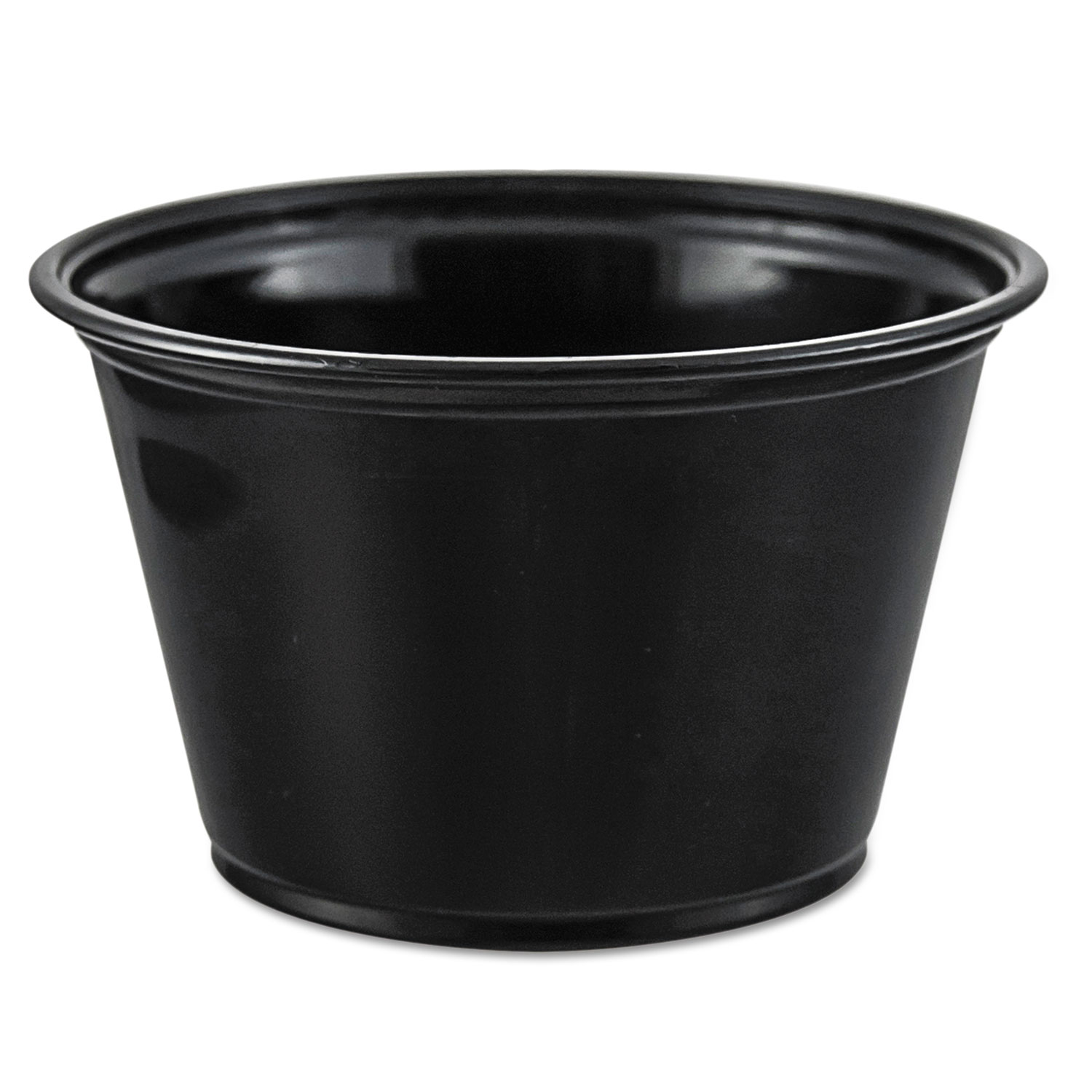 Conex Complements Portion/Medicine Cups, 4 oz, Black, 2500/Carton