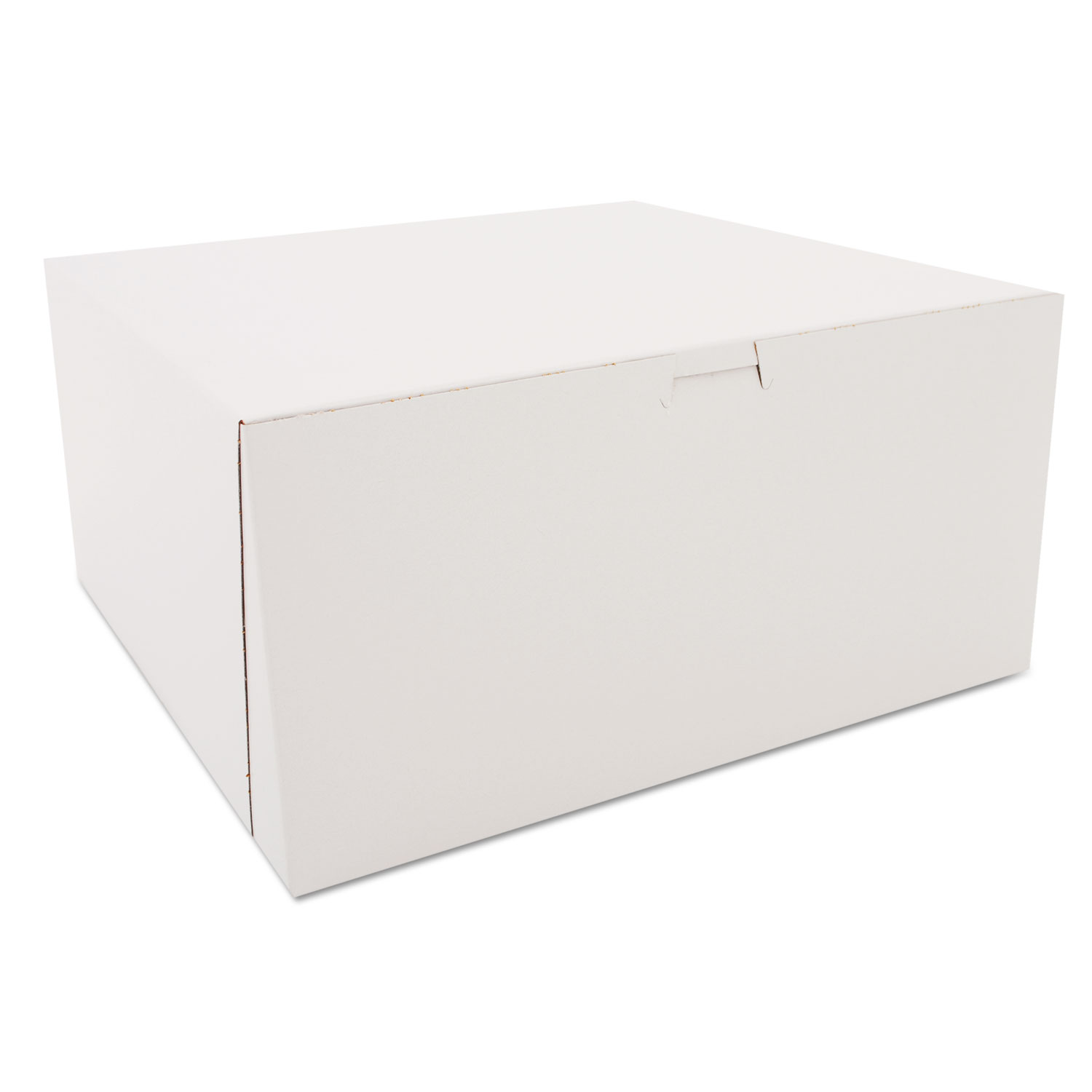  SCT SCH 0989 Tuck-Top Bakery Boxes, White, Paperboard, 12 x 12 x 6 (SCH0989) 
