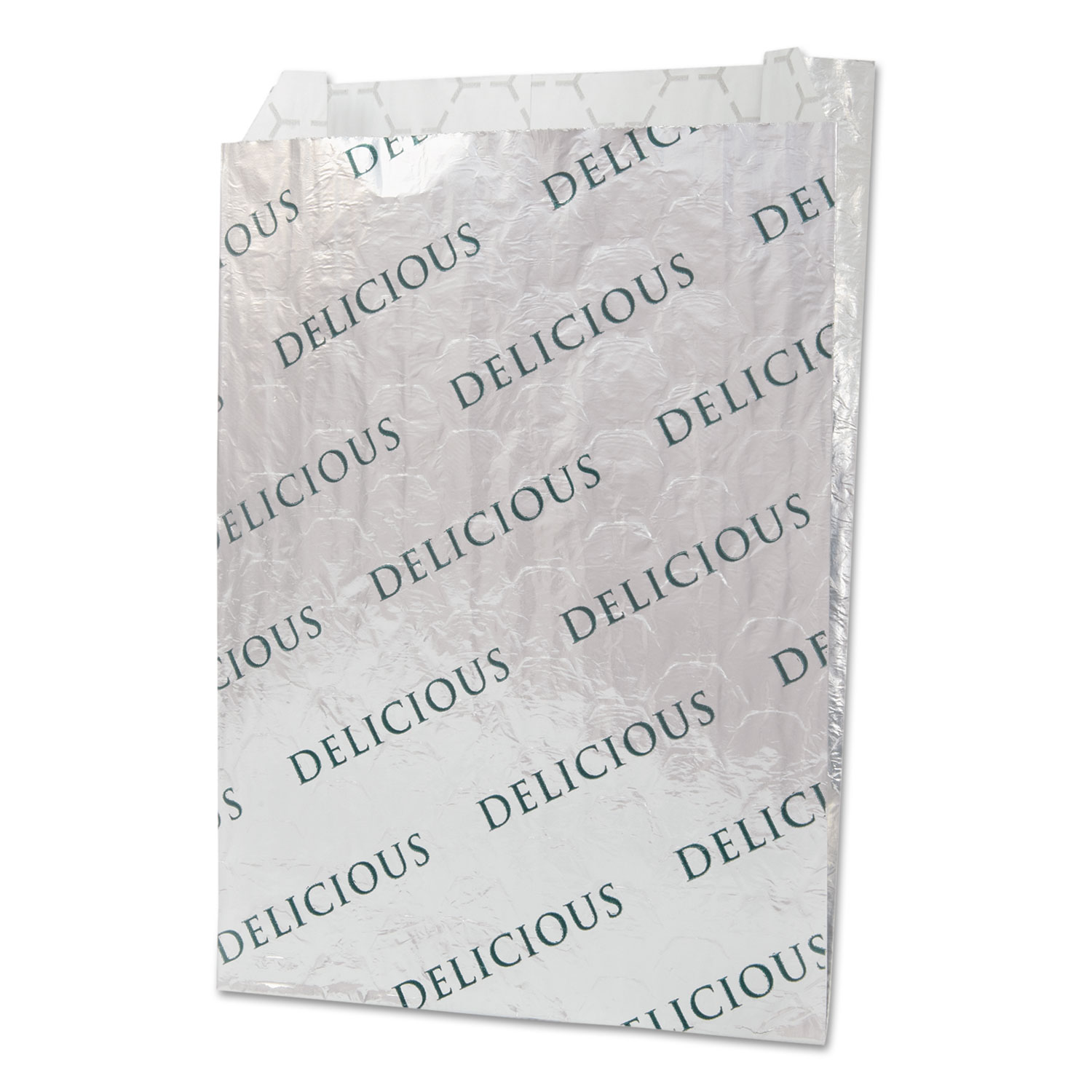  Bagcraft 300519 Foil/Paper/Honeycomb Insulated Bag, 2, 8 x 6, White, 1,000/Carton (BGC300519) 