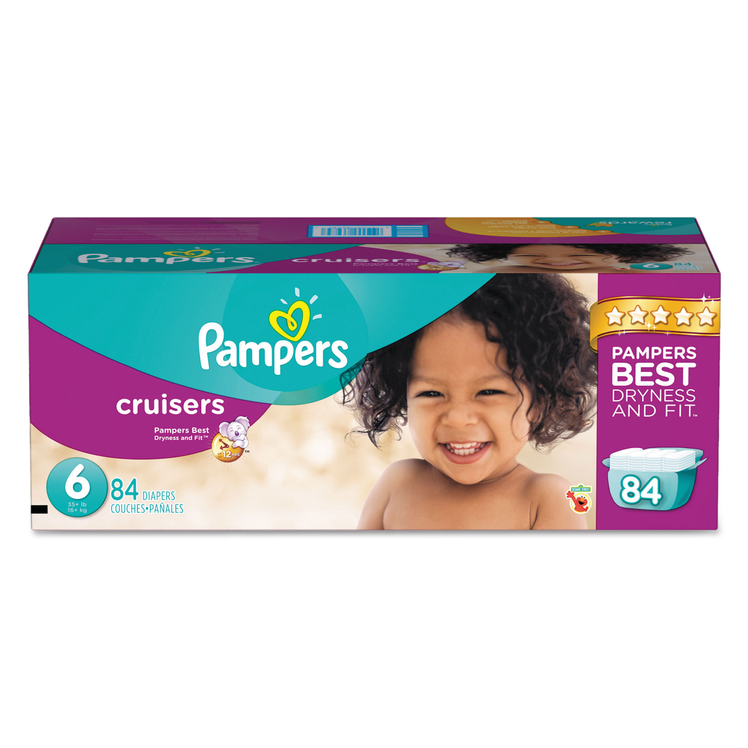 Cruisers Diapers, Size 6: 35 - 43 lbs, 84/Carton