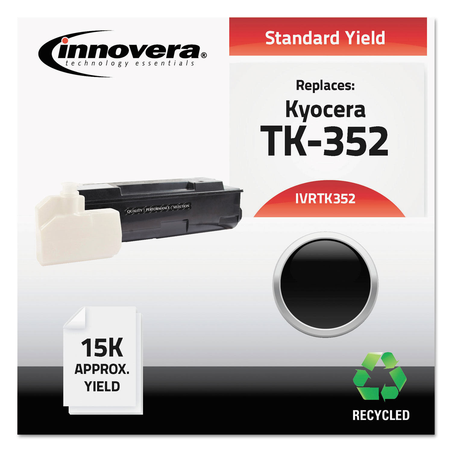  Innovera IVRTK352 Remanufactured TK-352 Toner, 15000 Page-Yield, Black (IVRTK352) 