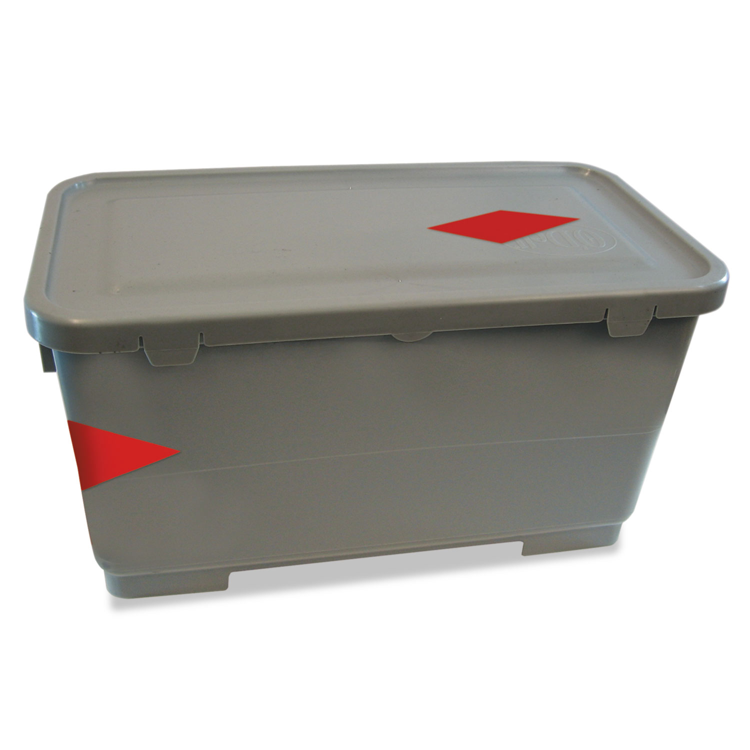 Microfiber Charging Bucket, 6 gal, Polypropylene, Gray, 11 x 21 x 11 1/2