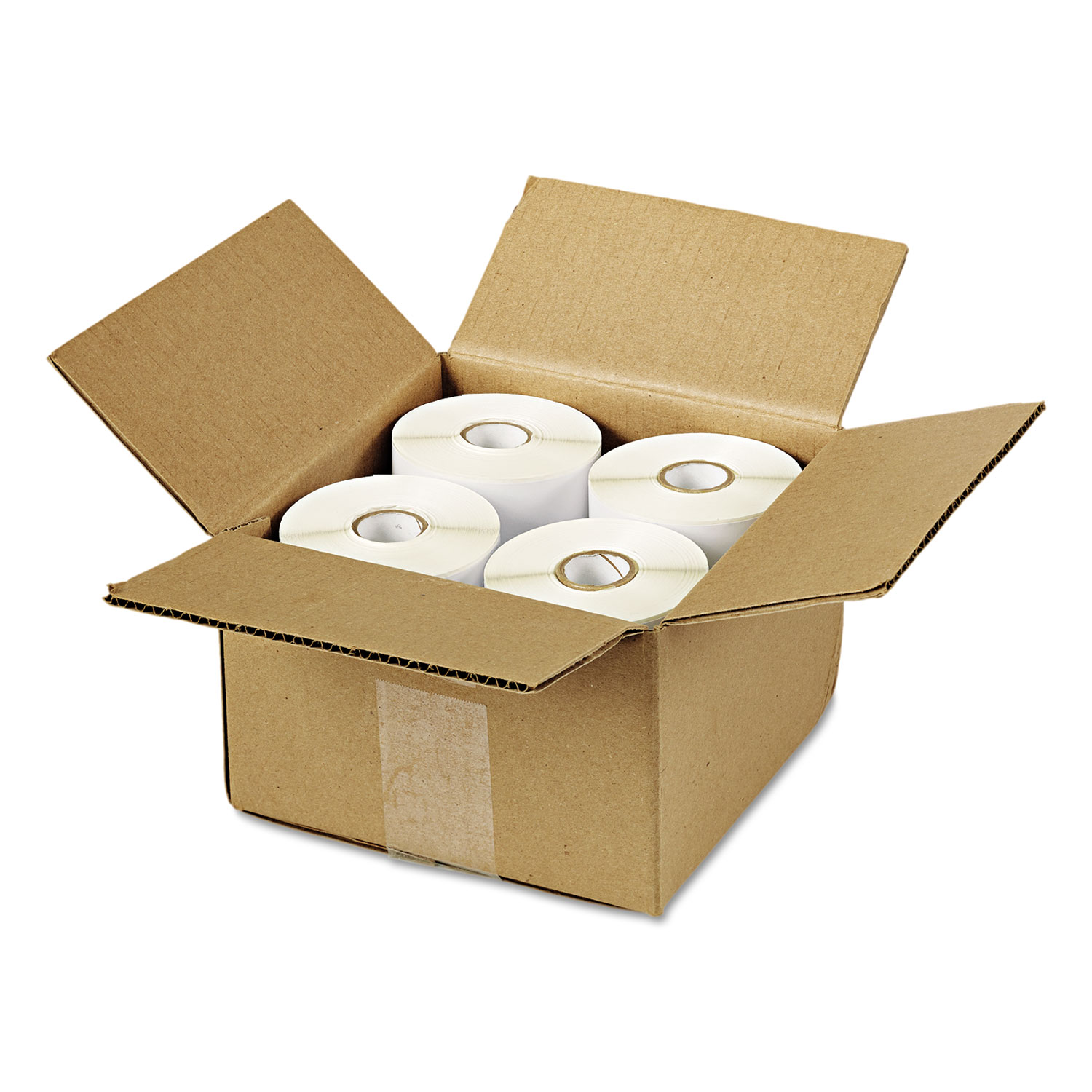 Thermal Printer Shipping Labels, 4 x 6, White, 220/Roll, 4 Rolls
