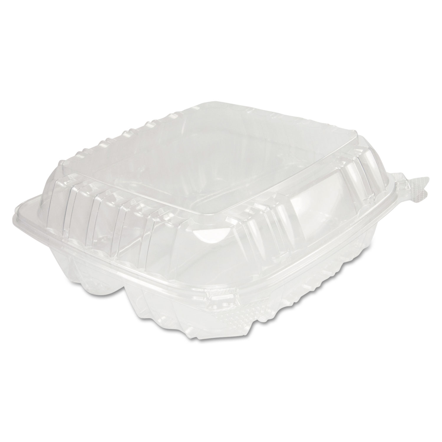  Dart C90PST3 ClearSeal Hinged-Lid Plastic Containers, 8 1/4 x 3 x 8 1/4, Clear 125/PK 2 PK/CT (DCCC90PST3) 