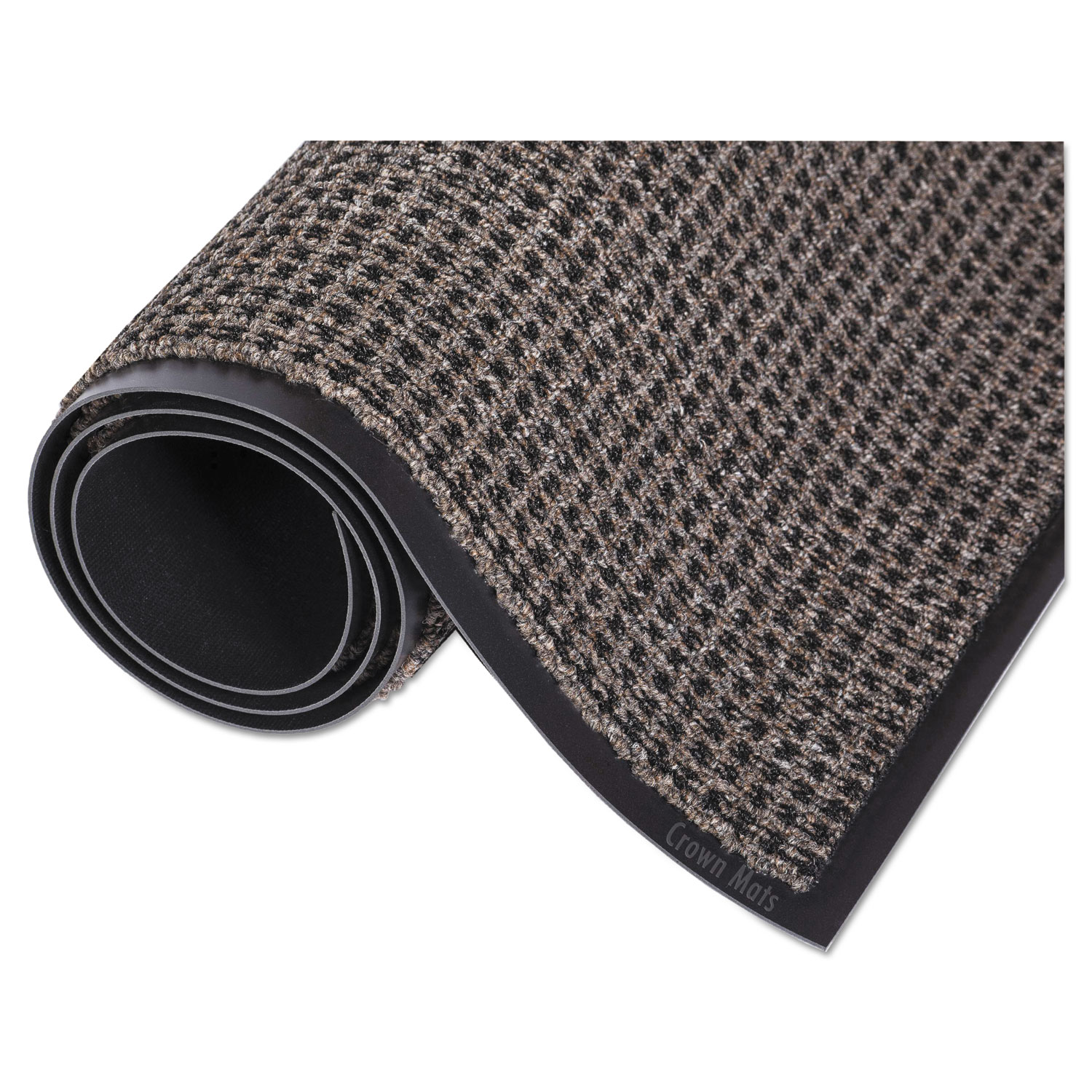 Oxford Elite Wiper/Scraper Mat, 48 x 72, Black/Brown