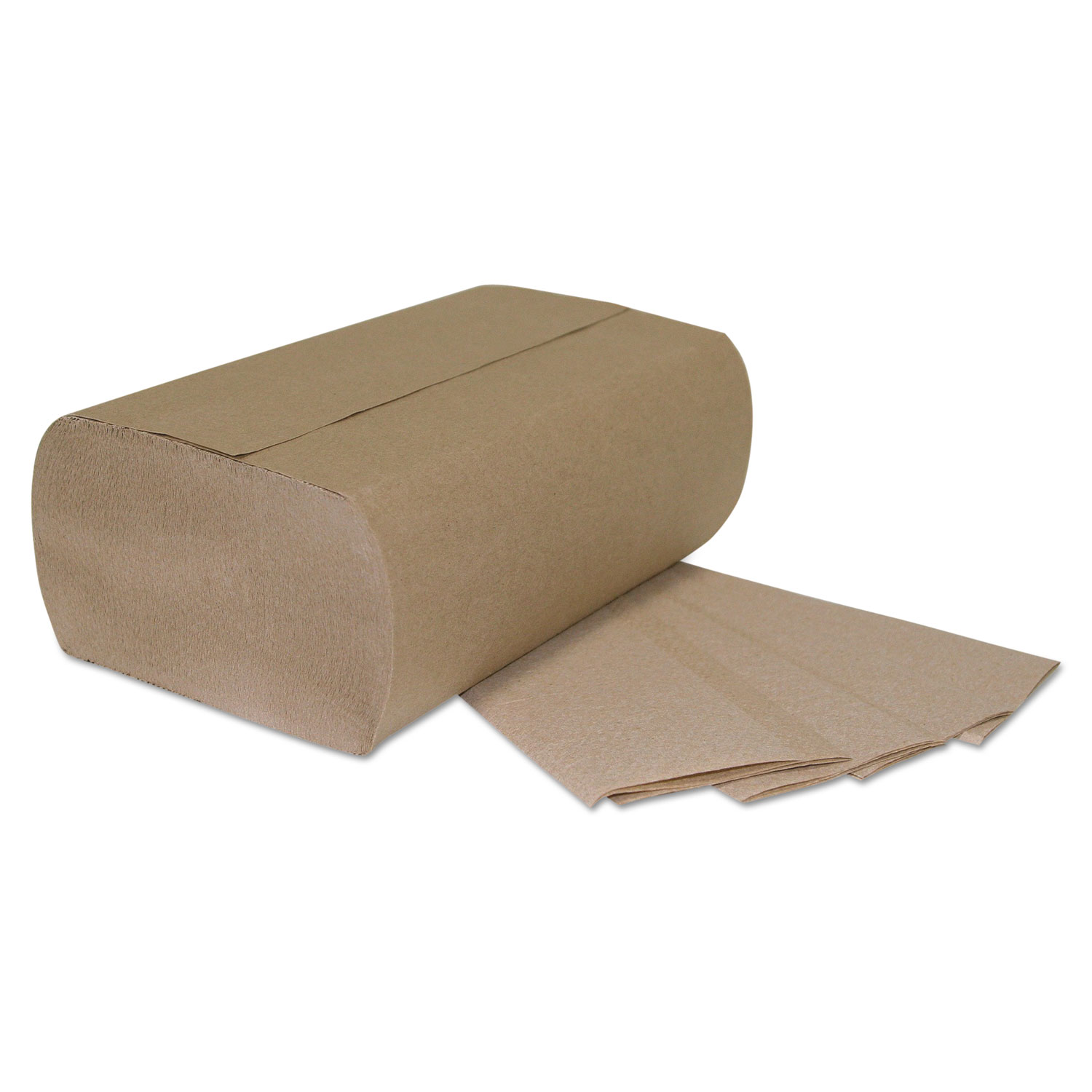 Multi-Fold Paper Towels, 1-Ply, Brown, 9 1/4 x 9 1/4, 250/Pack