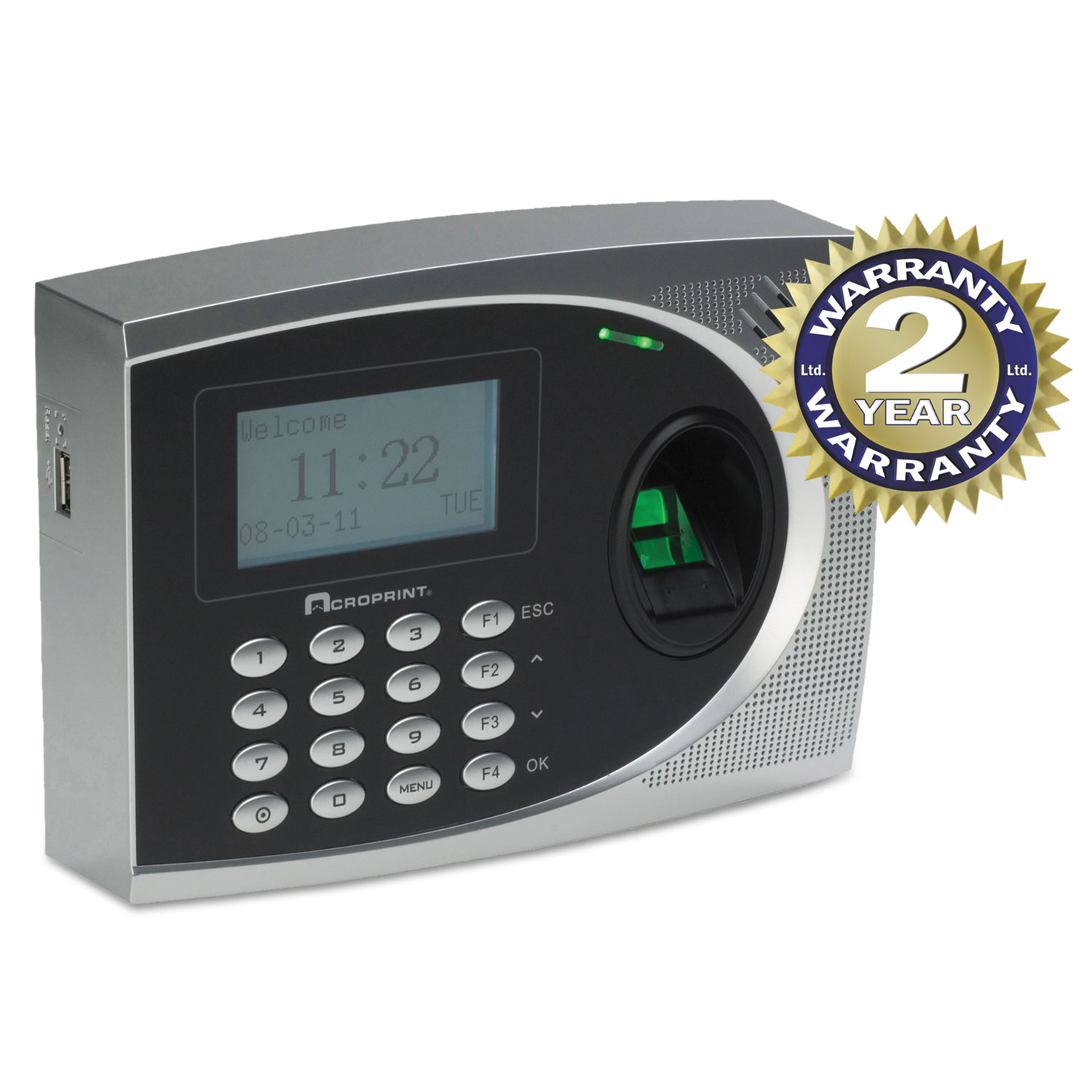  Acroprint 01-0250-000 timeQplus Biometric Time and Attendance System, Automated (ACP010250000) 