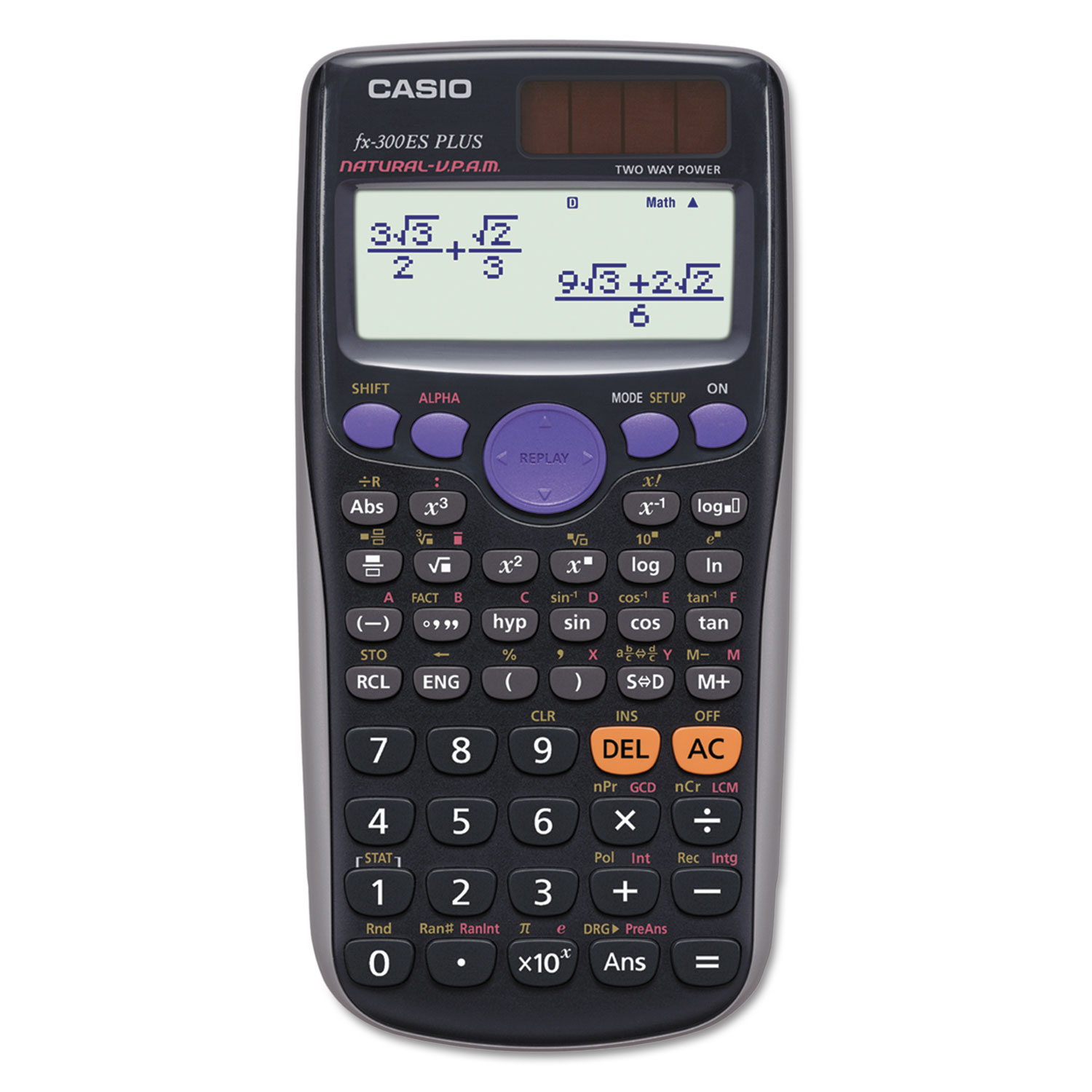  Casio FX300ESPLUS FX-300ESPLUS Scientific Calculator, 10-Digit, Natural Textbook Display, LCD (CSOFX300ESPLUS) 