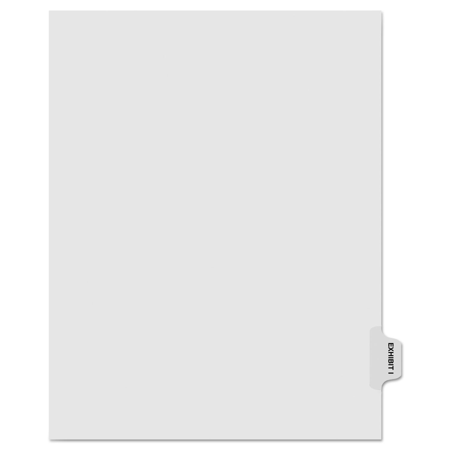 80000 Series Legal Index Dividers, Side Tab, Printed Exhibit I, 25/Pack