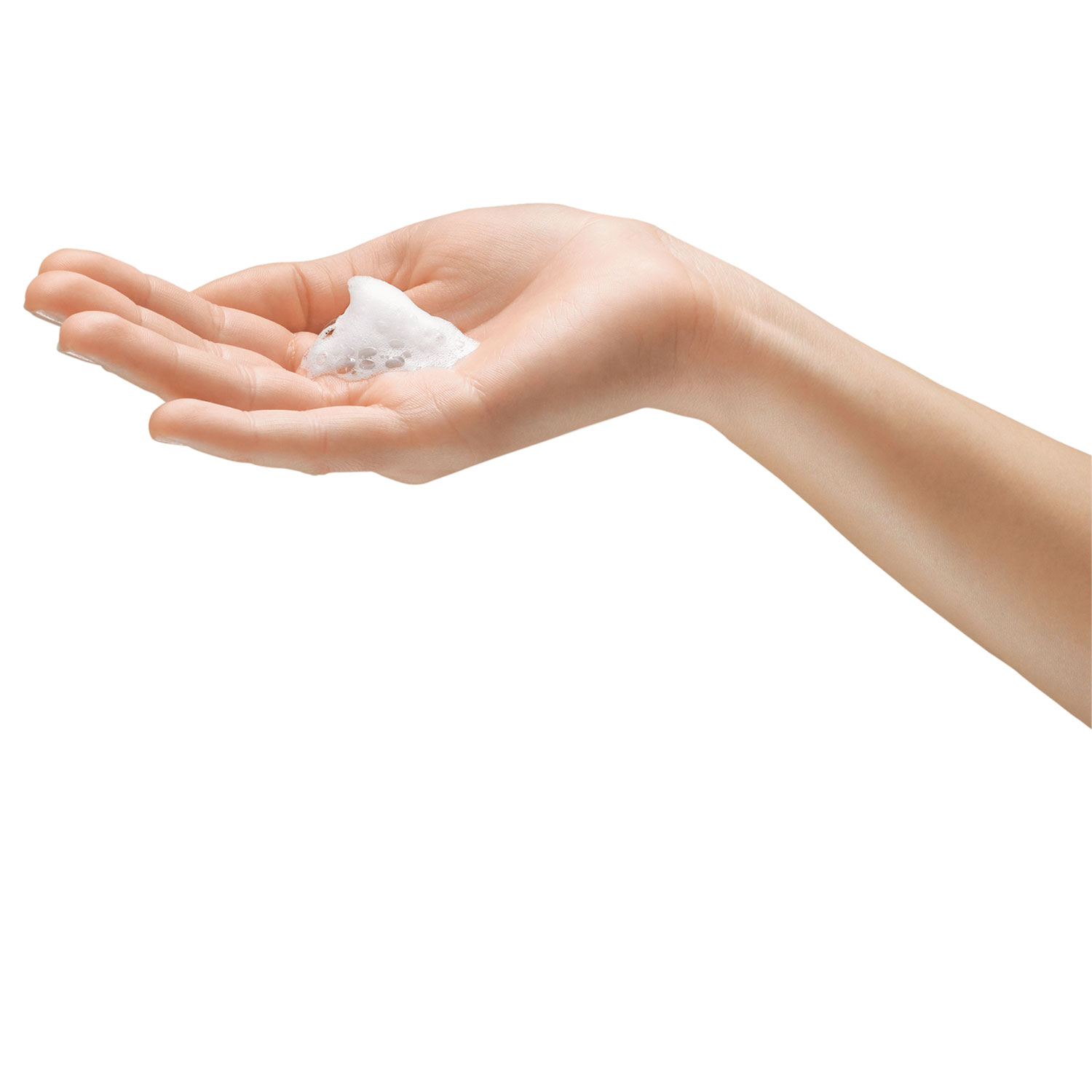 ADX-7 Antibacterial Foam Handwash Kit, 700mL, Manual, Chrome/Black, 4/Carton