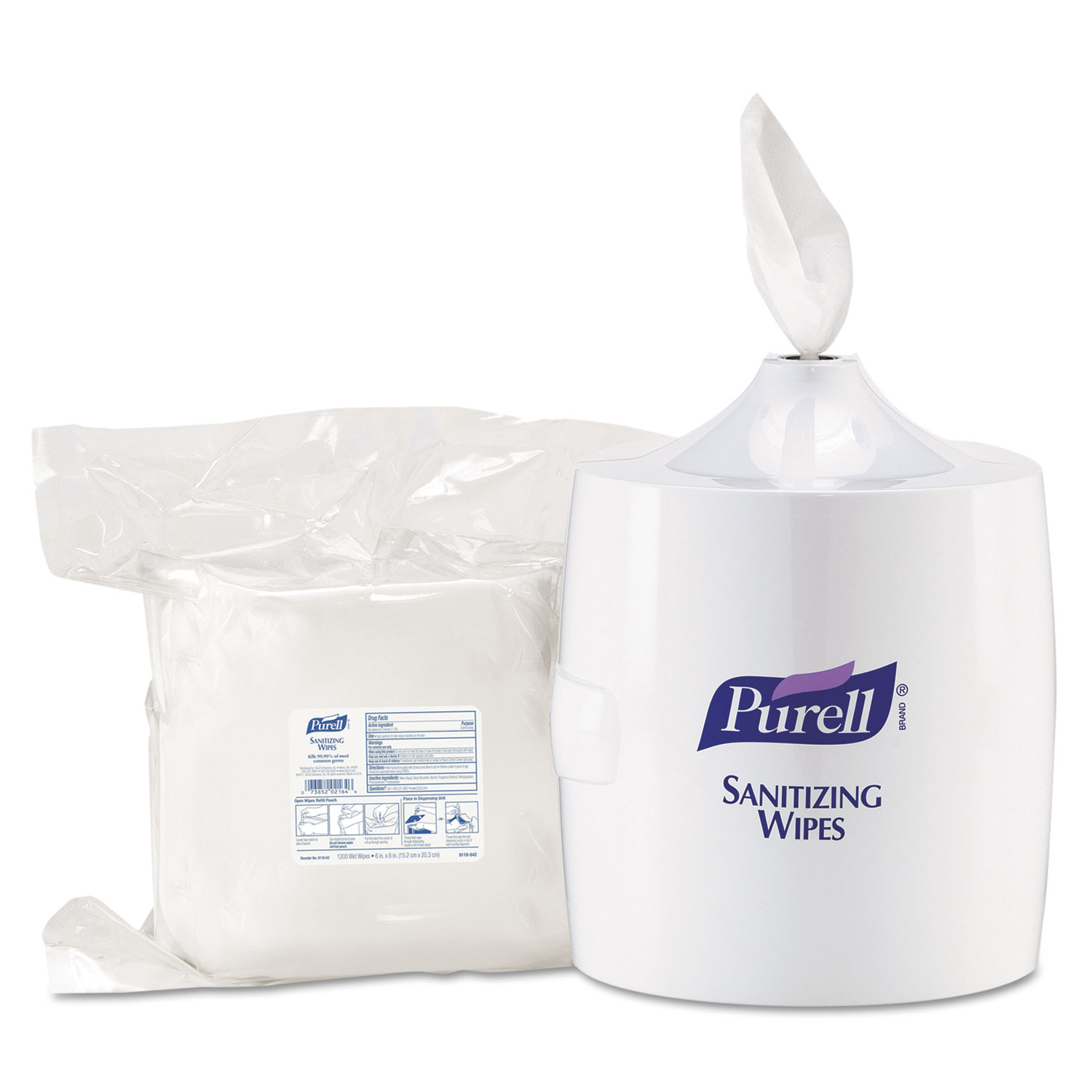 Hand Sanitizer Wipes Wall Mount Dispenser by PURELL