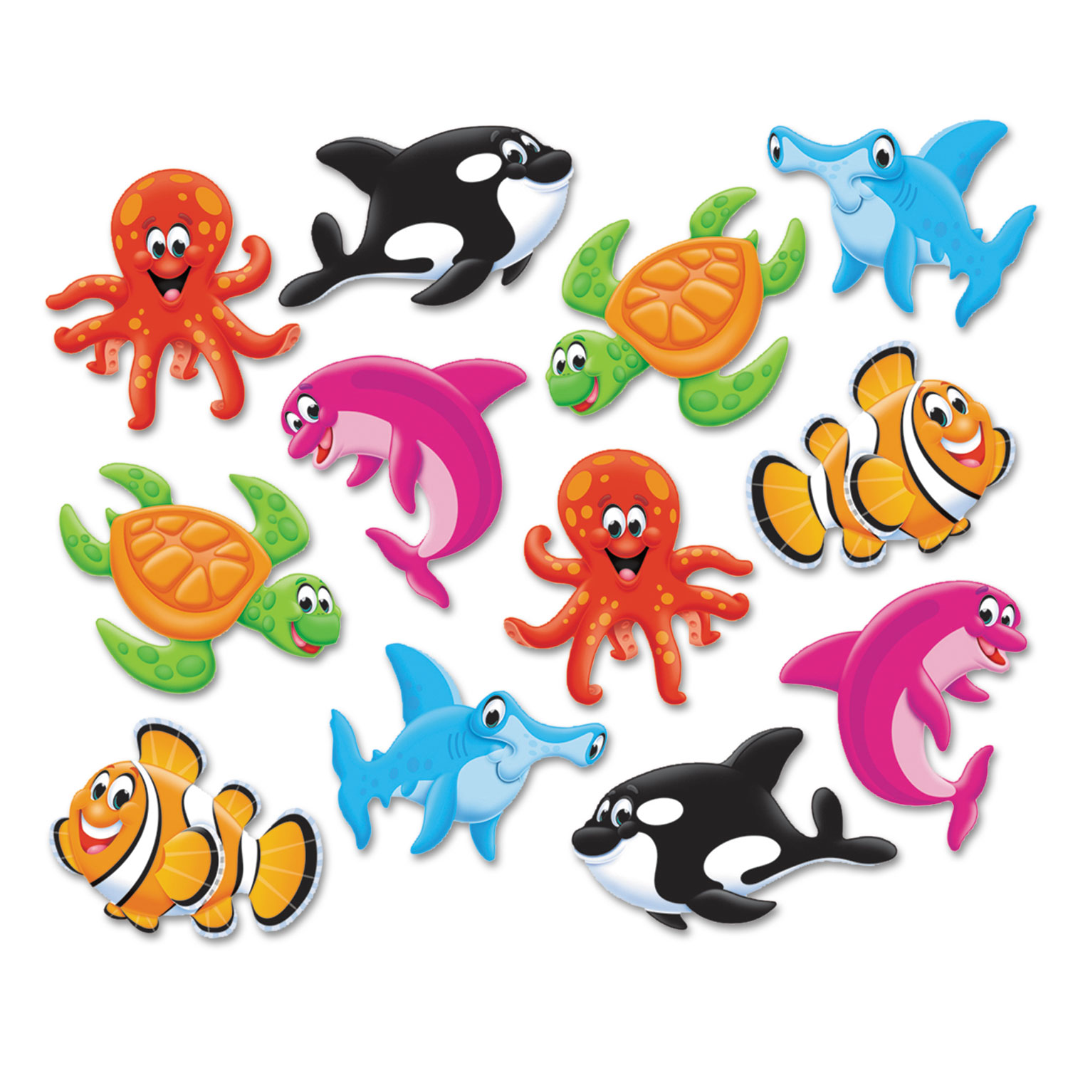 Sea Buddies Classic Accents Variety Pack, 36 Pieces