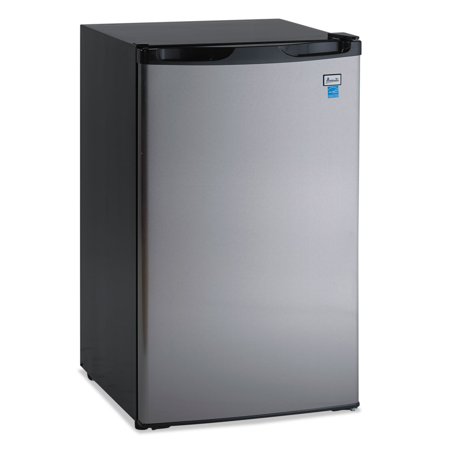  Avanti RM4436SS 4.4 CF Refrigerator, 19 1/2W x 22D x 33H, Black/Stainless Steel (AVARM4436SS) 