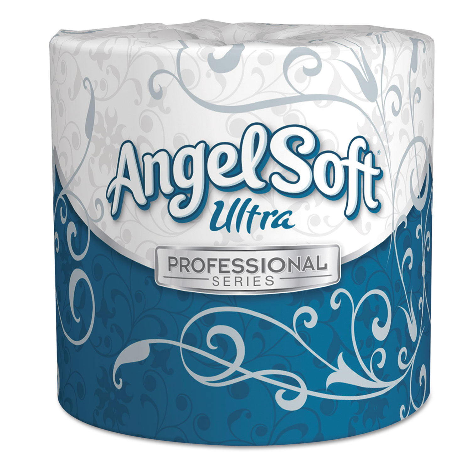  Georgia Pacific Professional 16560 Angel Soft ps Ultra 2-Ply Premium Bathroom Tissue, Septic Safe, White, 400 Sheets Roll, 60/Carton (GPC16560) 