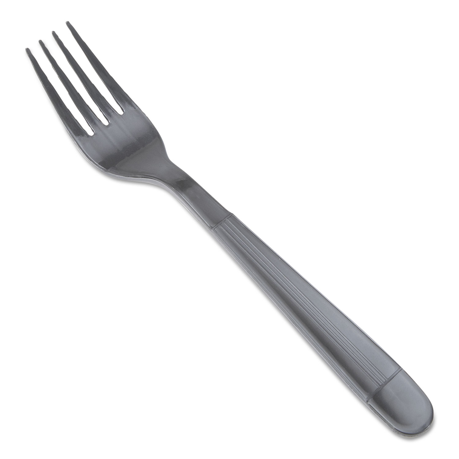  GEN GENHYBIWF WraPolypropyleneed Cutlery, 7 1/4 Fork, Heavyweight, Black, 1000/Carton (GENHYBIWF) 