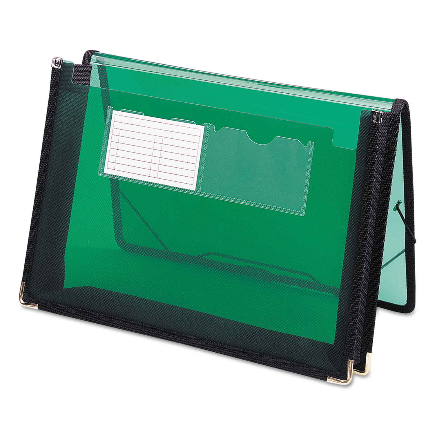  Smead 71951 Poly Wallets, 2.25 Expansion, 1 Section, Letter Size, Translucent Green (SMD71951) 