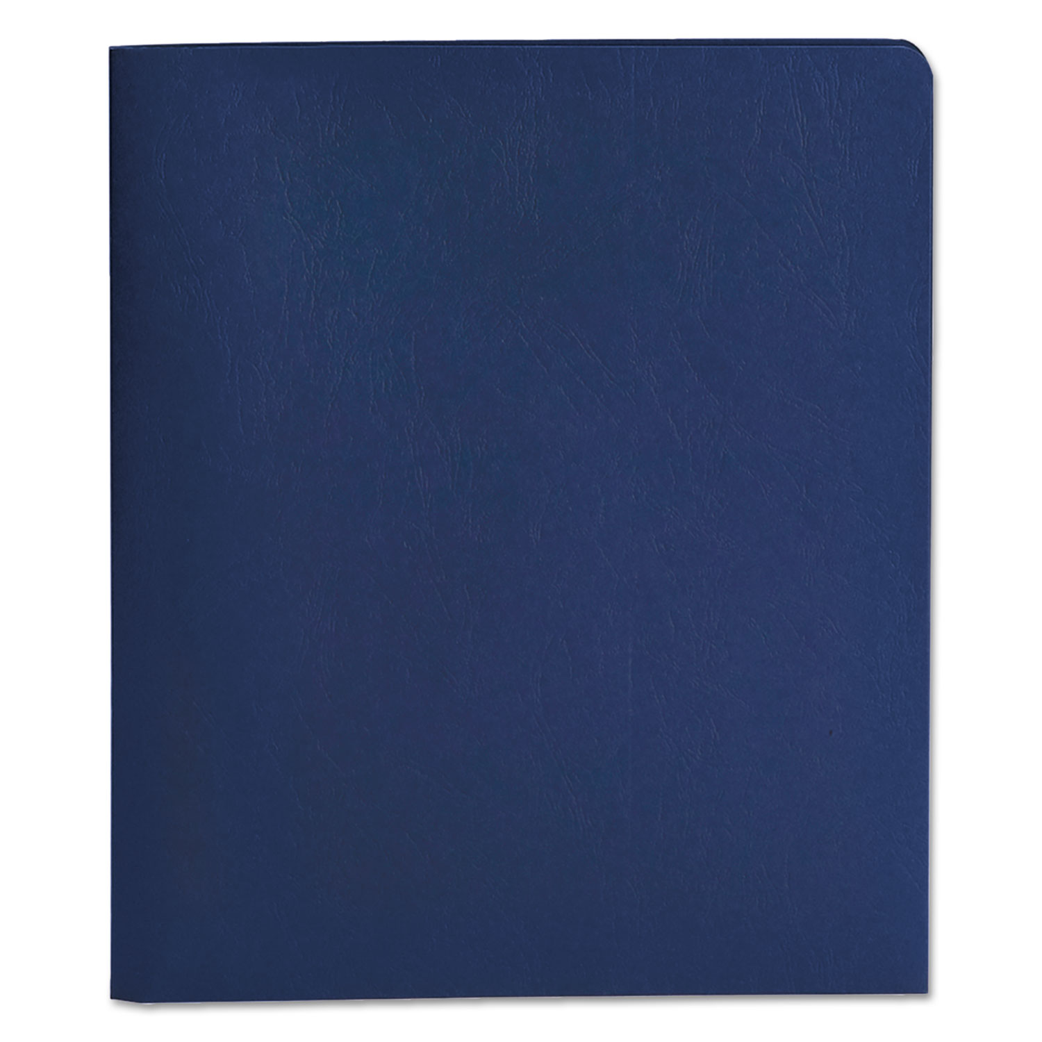 2-Pocket Folder w/Tang Fastener, Letter, 1/2 Cap, Dark Blue, 25/Box