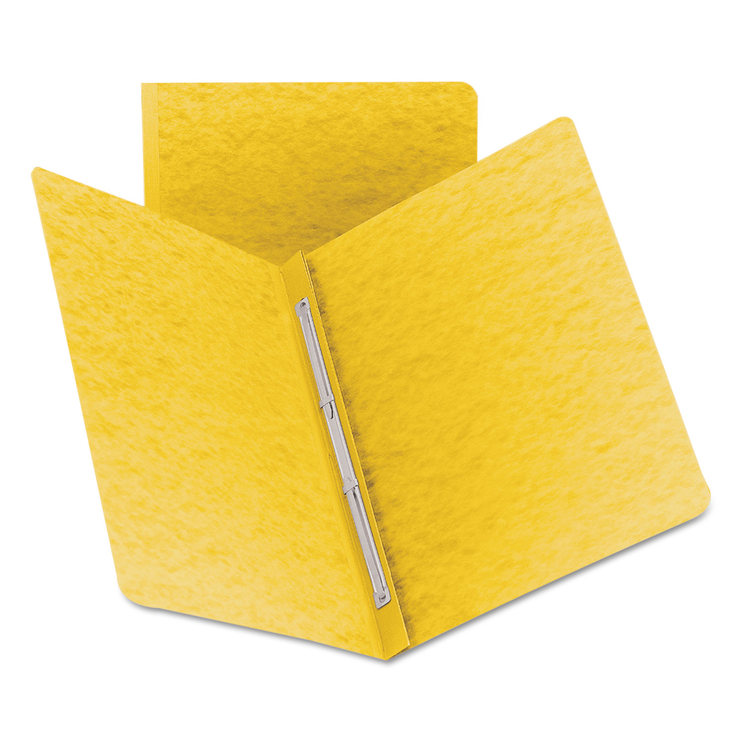  Smead 81852 Side Opening Press Guard Report Cover, Prong Fastener, Letter, Yellow (SMD81852) 