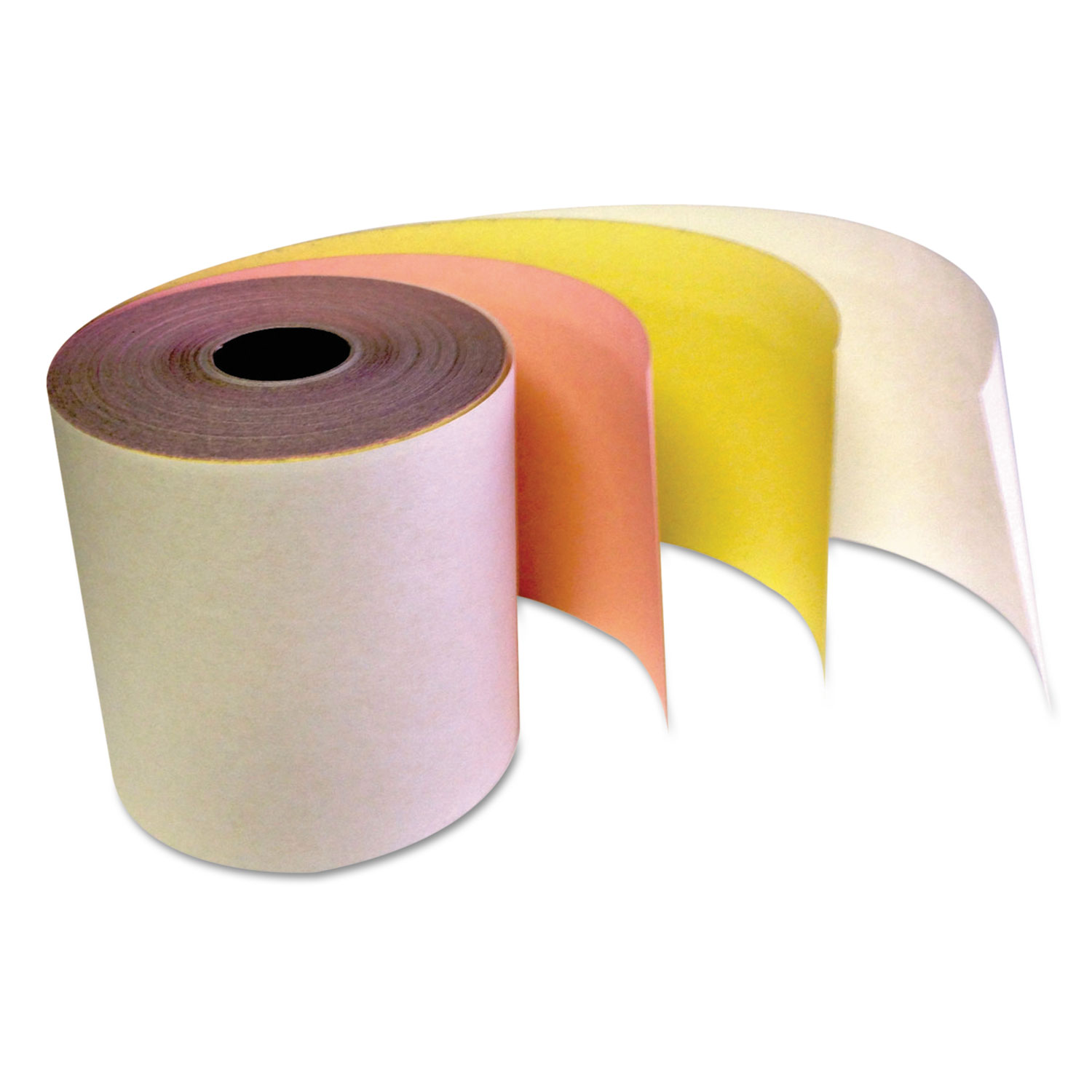  IMPRESO 341510 Carbonless Receipt Rolls, 3 x 67 ft, White/Canary/Pink, 60/Carton (TST341510) 
