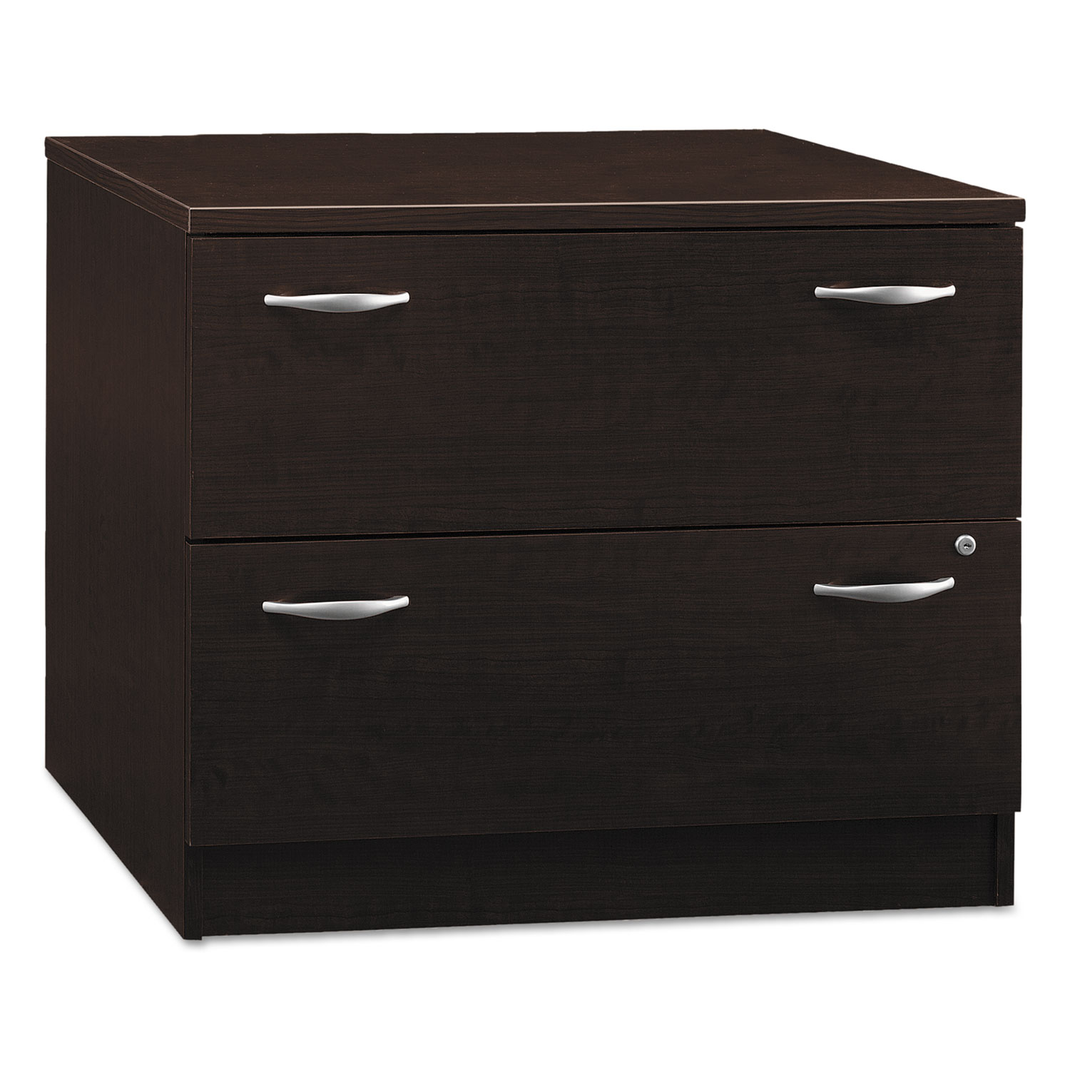 Series C Assembled Lateral File, 2 Legal/Letter/A4/A5-Size File Drawer,  Hansen Cherry/Graphite Gray, 35.75 x 23.38 x 29.88 - Thomas Business Center  Inc