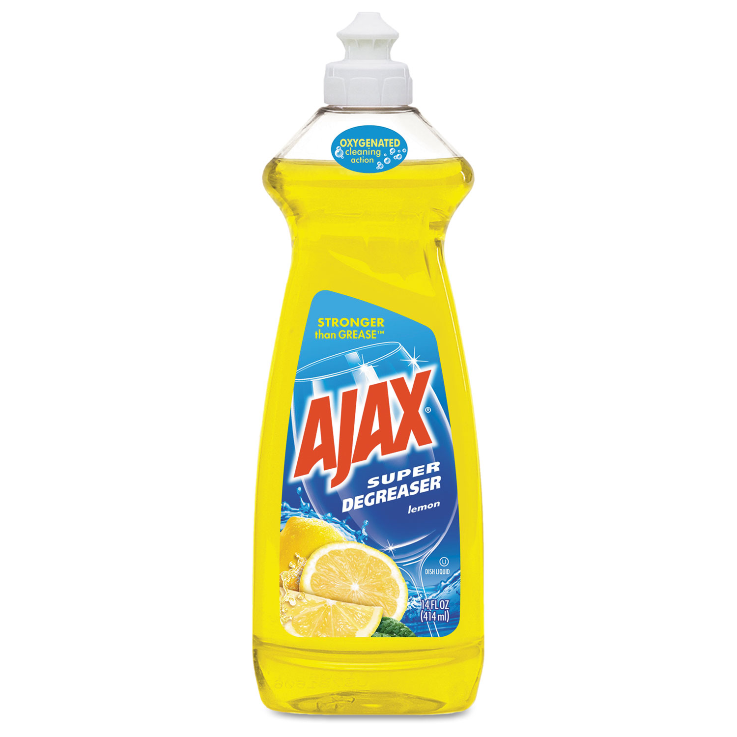  Ajax 44673 Dish Detergent, Lemon Scent, 28 oz Bottle, 9/Carton (CPC44673) 