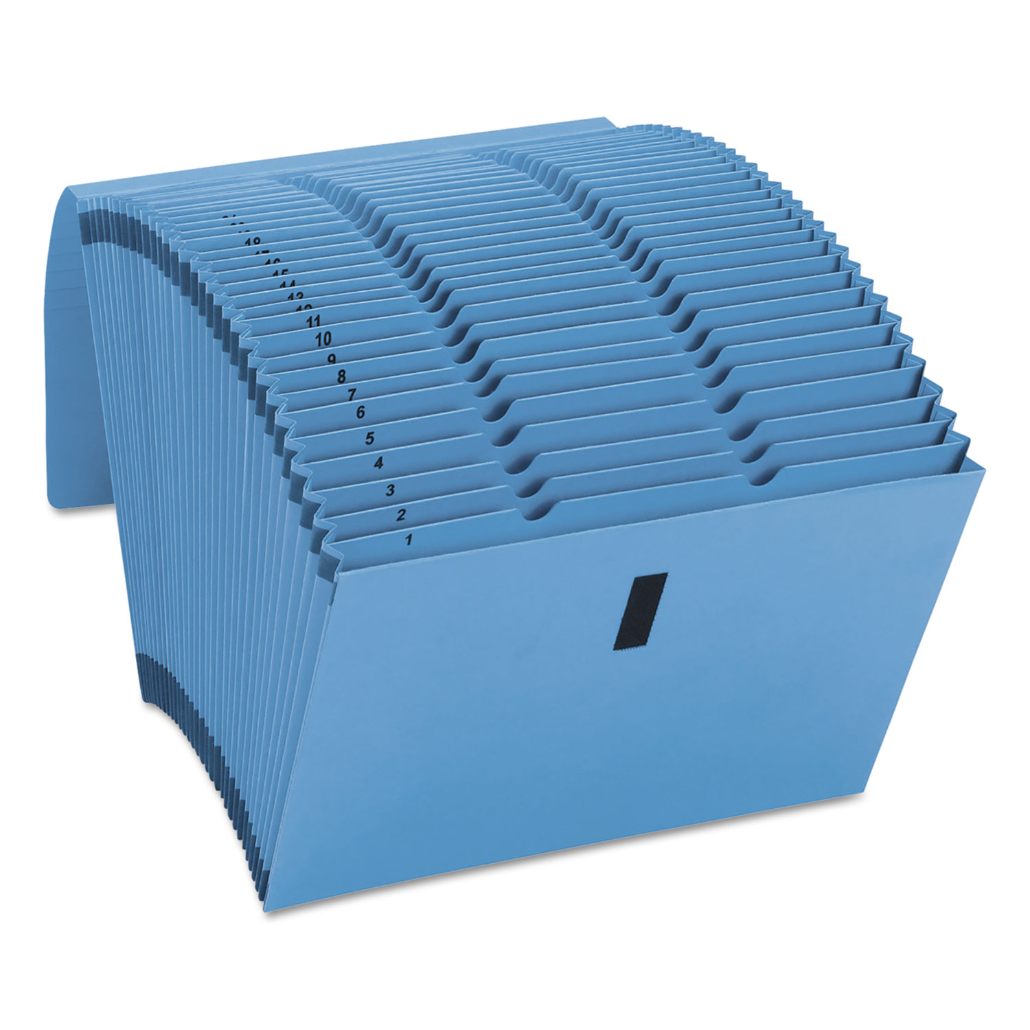 Recycled WaterShed/CutLess Accordion Expanding File, Letter, Blue