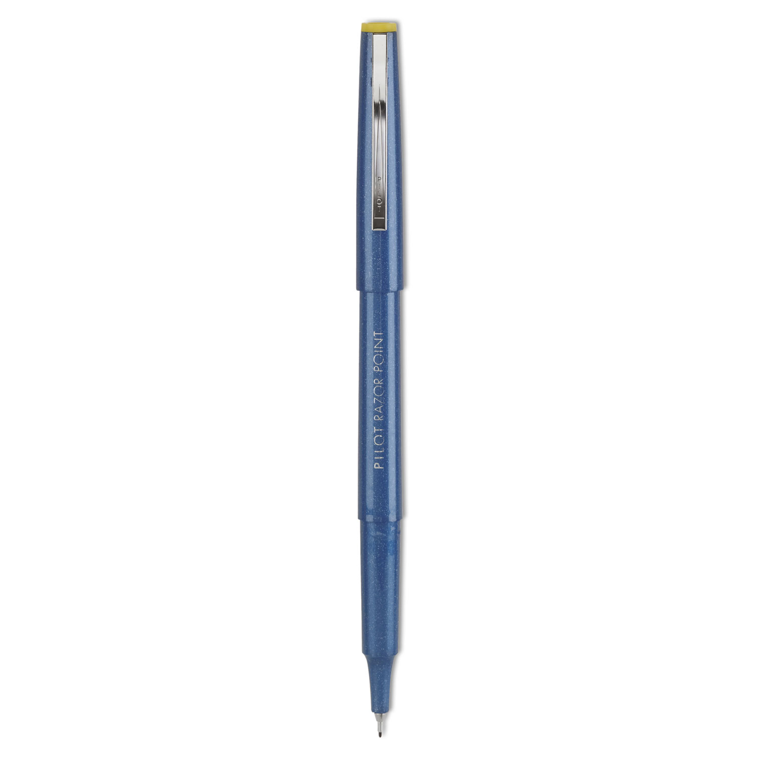  Pilot 11004 Razor Point Stick Porous Point Marker Pen, 0.3mm, Blue Ink/Barrel, Dozen (PIL11004) 