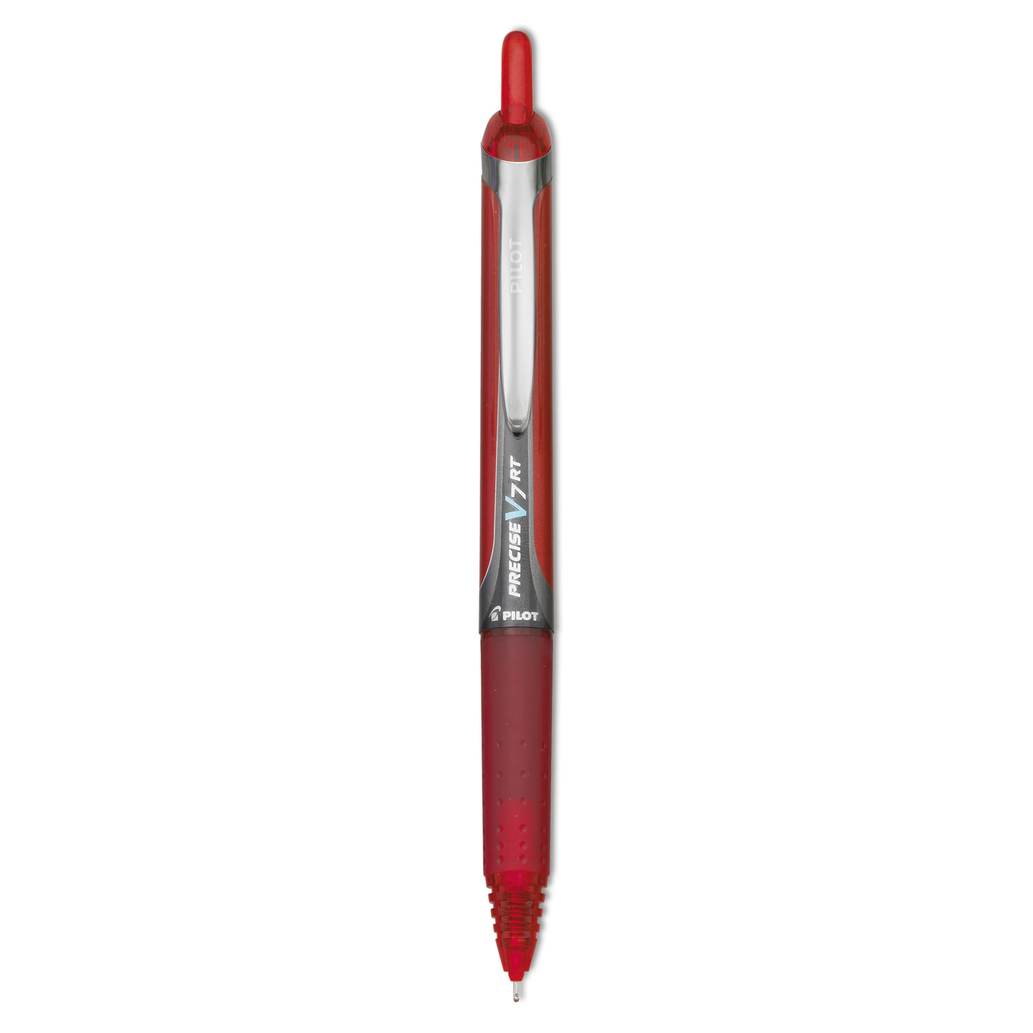  Pilot 26069 Precise V7RT Retractable Roller Ball Pen, Fine 0.7mm, Red Ink, Red Barrel (PIL26069) 