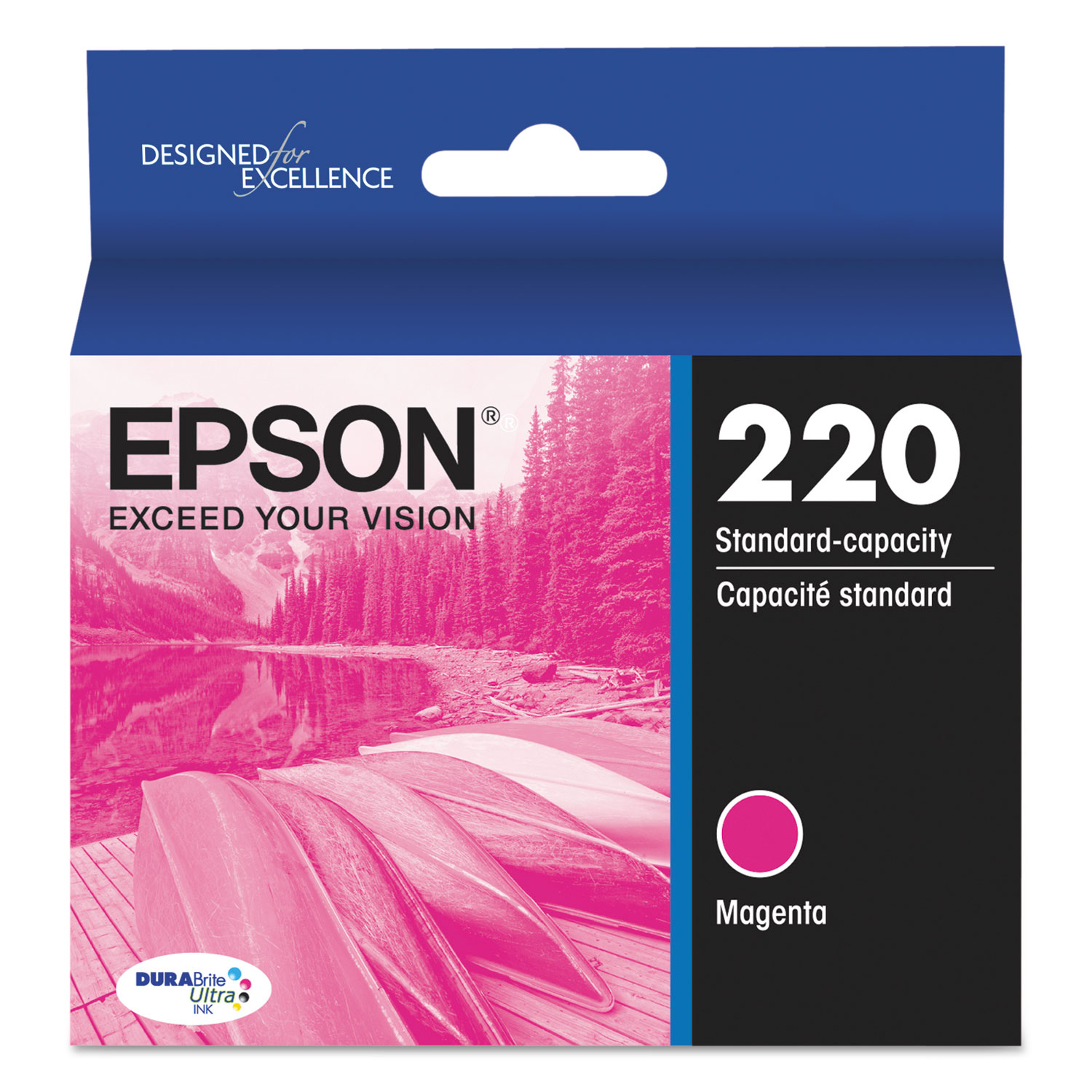  Epson T220320-S T220320S (220) DURABrite Ultra Ink, Magenta (EPST220320S) 
