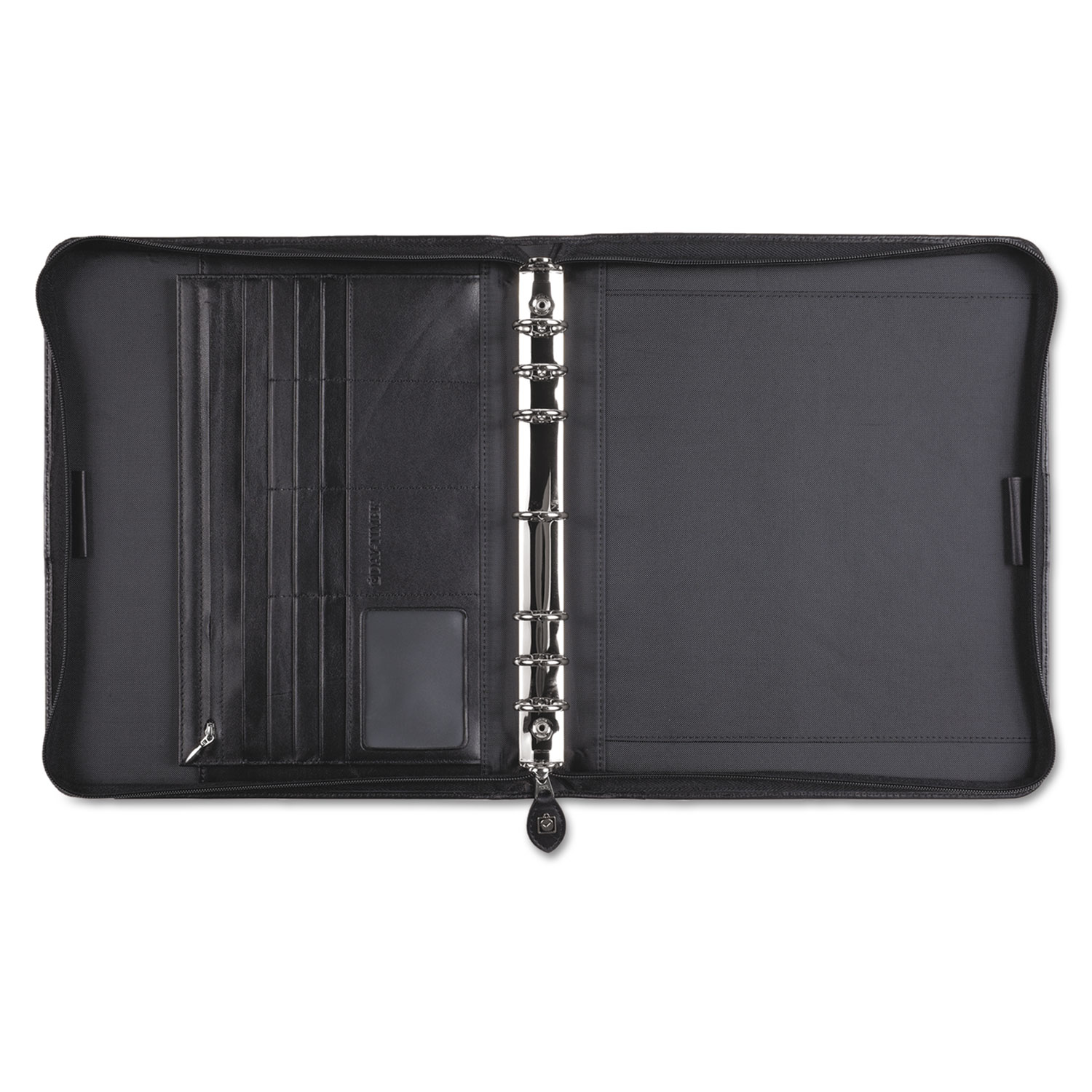 Verona Leather Starter Set, 8 1/2 x 11, Black Cover