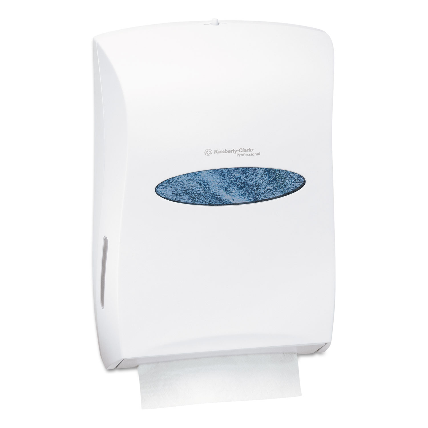  Kimberly-Clark Professional* KCC 09906 Universal Towel Dispenser, 13 31/100w x 5 17/20d x 18 17/20h, White (KCC09906) 