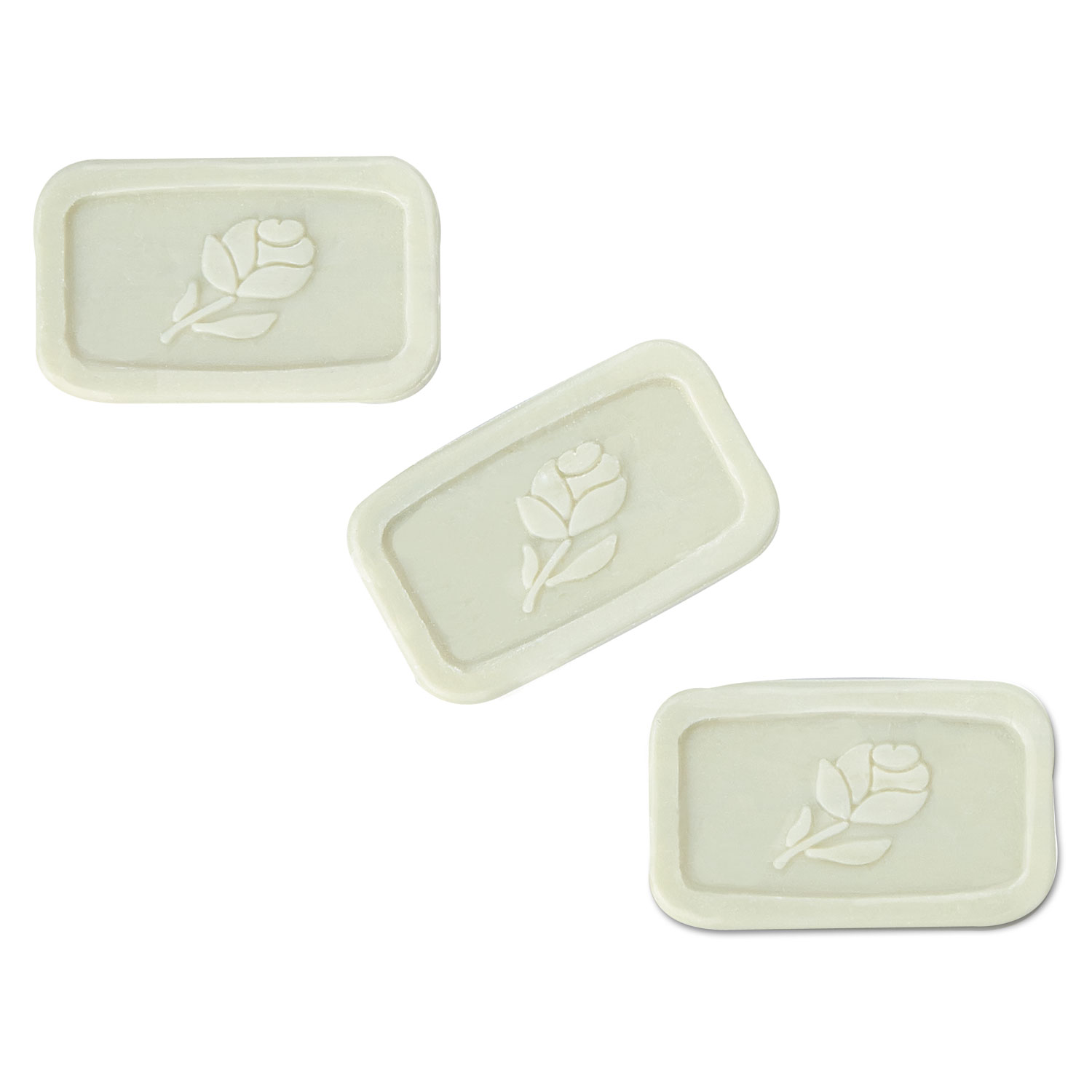 Unwrapped Amenity Bar Soap, Fresh Scent, # 1/2, 1000/Carton