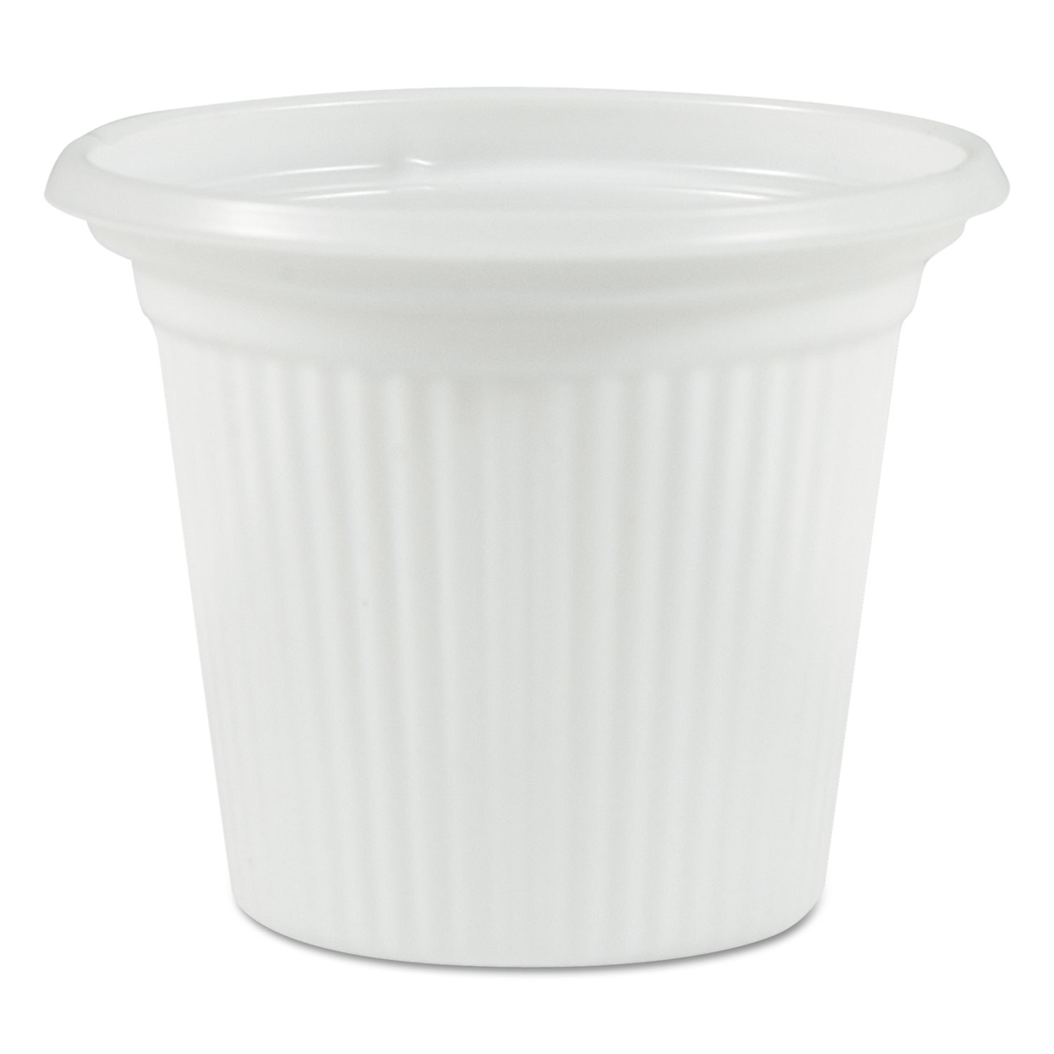  Plastifar 11014 Plastic Souffle Cups, 3/4oz, Translucent, 250/Sleeve, 20 Sleeves/Carton (PST11014) 