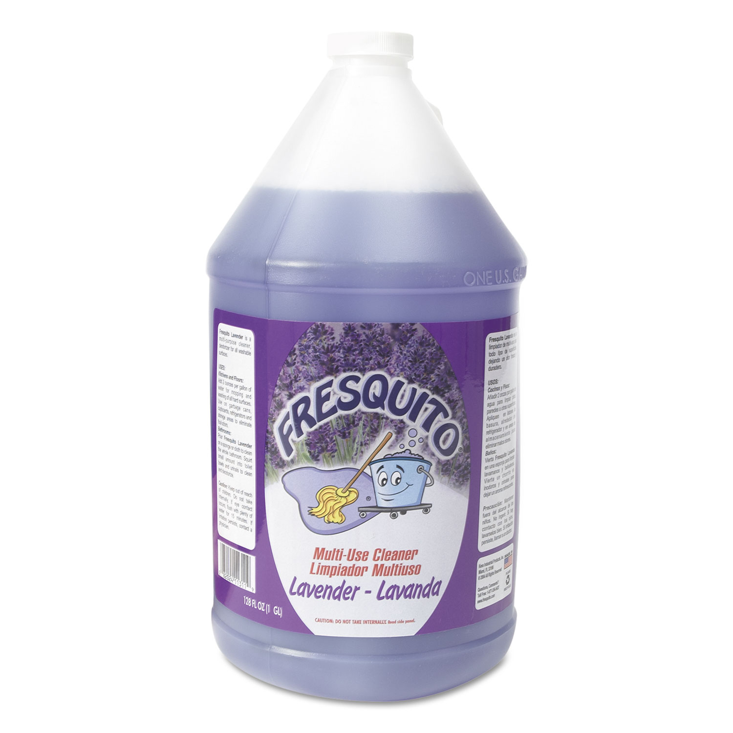  Fresquito FREQUITO-L Scented All-Purpose Cleaner, 1gal Bottle, Lavender Scent, 4/Carton (KESFRESQUITOL) 