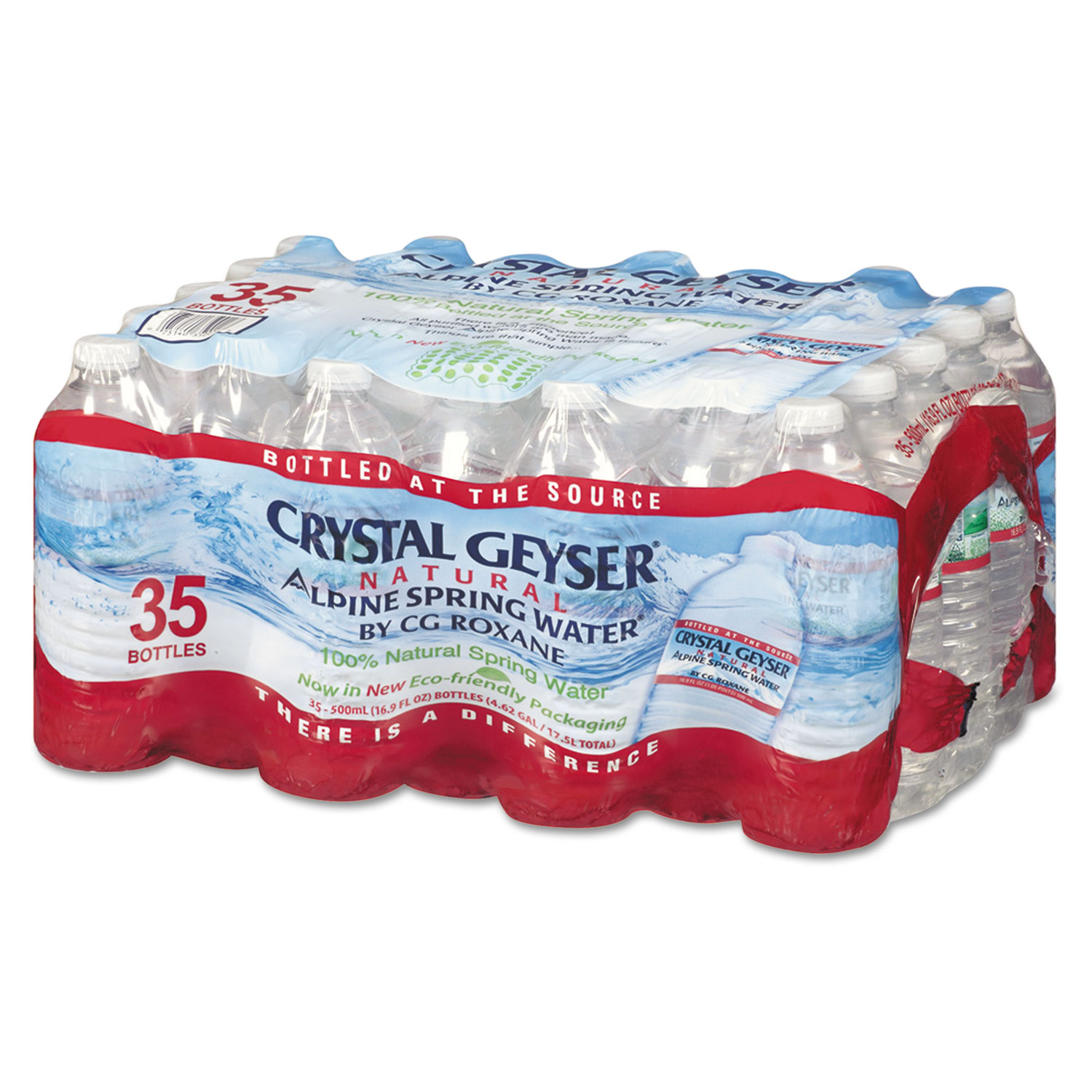  Crystal Geyser 35001 W/DEP Natural Alpine Spring Water, 16.9 oz Bottle, 35/Carton (CGW35001CTDEP) 